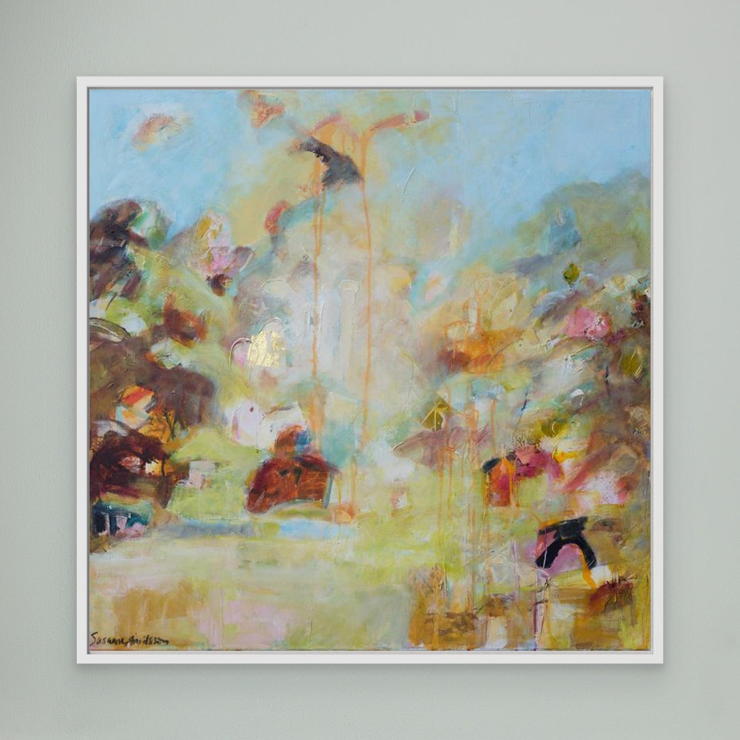 Abstrakt Landskap - Böljande Vyer - Tryck på Canvas