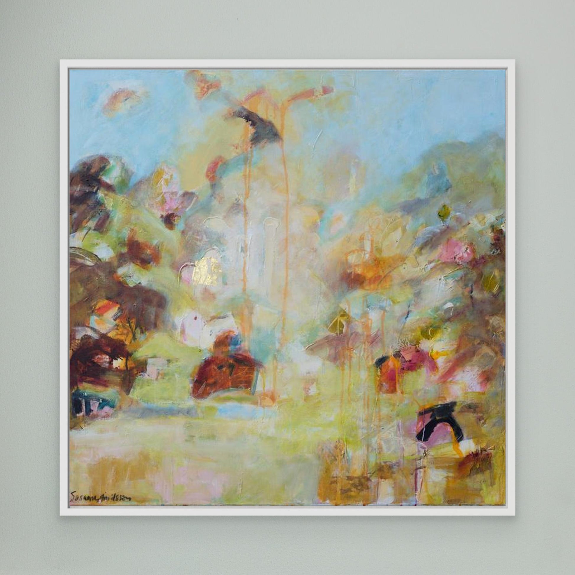 Abstrakt Landskap - Böljande Vyer - Tryck på Canvas