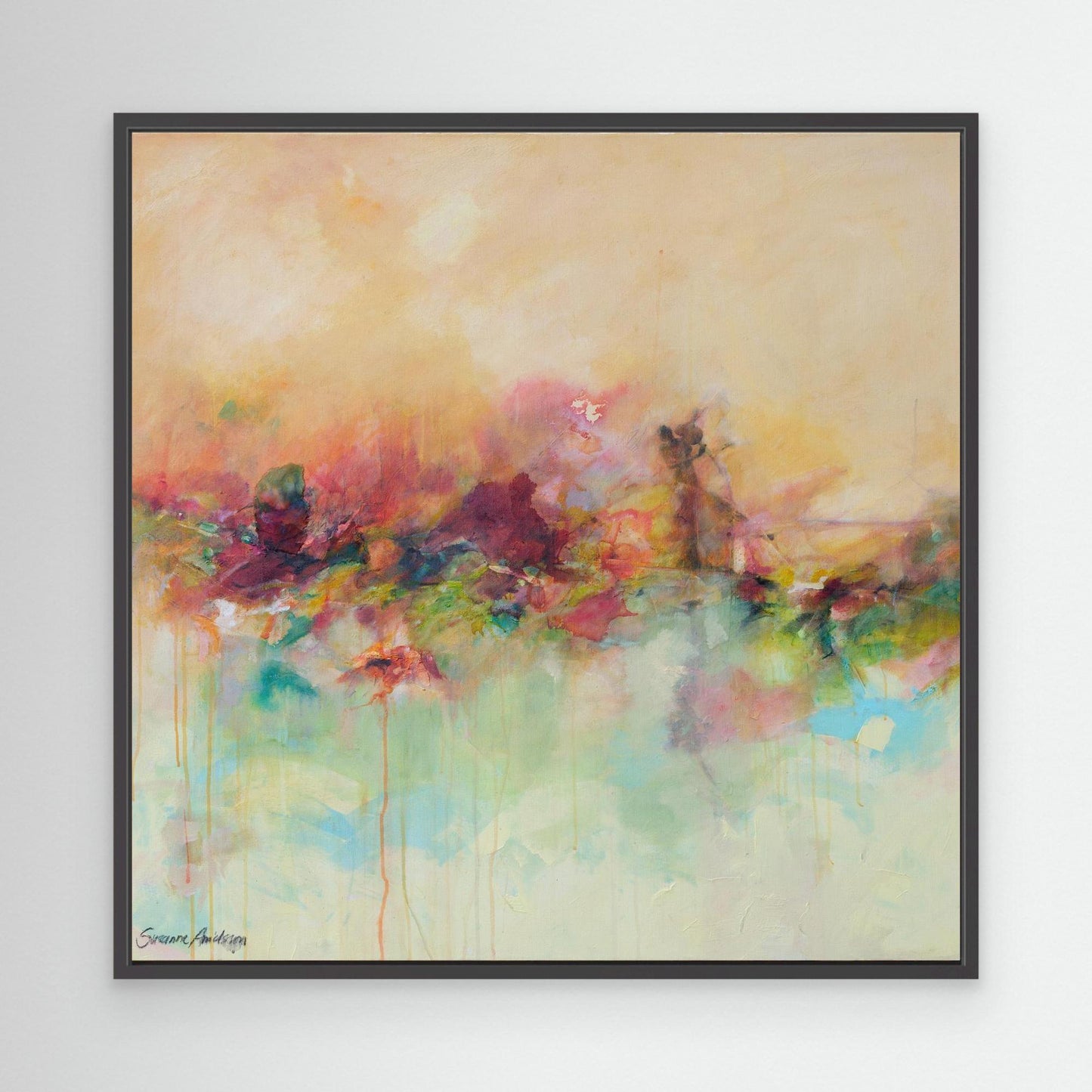 Konsttryck på canvas- Violinisten