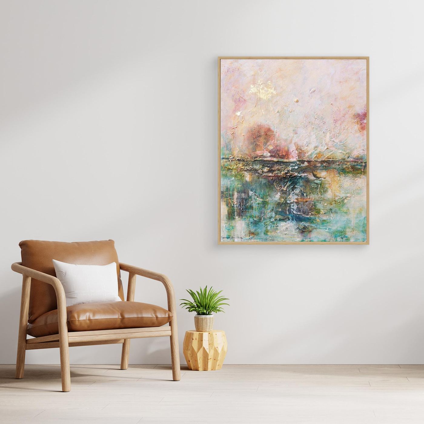 Golden Rhythms – A Journey in Color - Tryck på Canvas