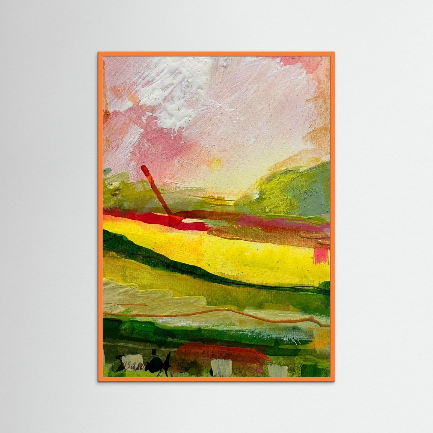 Fine Art Print - Abstrakt landskap - Morgonens första ljus