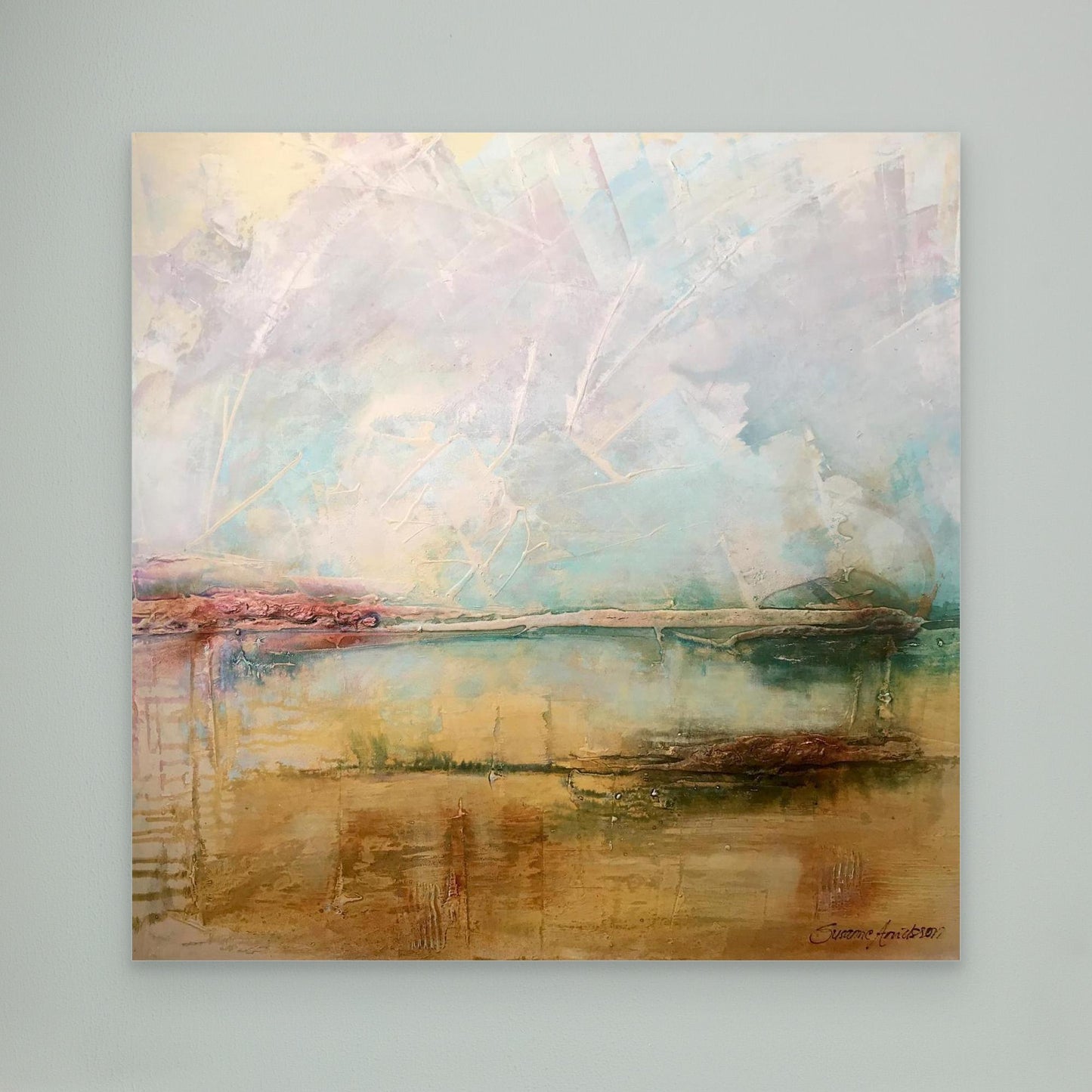 Köpa tavla – Tryck på Canvas Soft Horizon