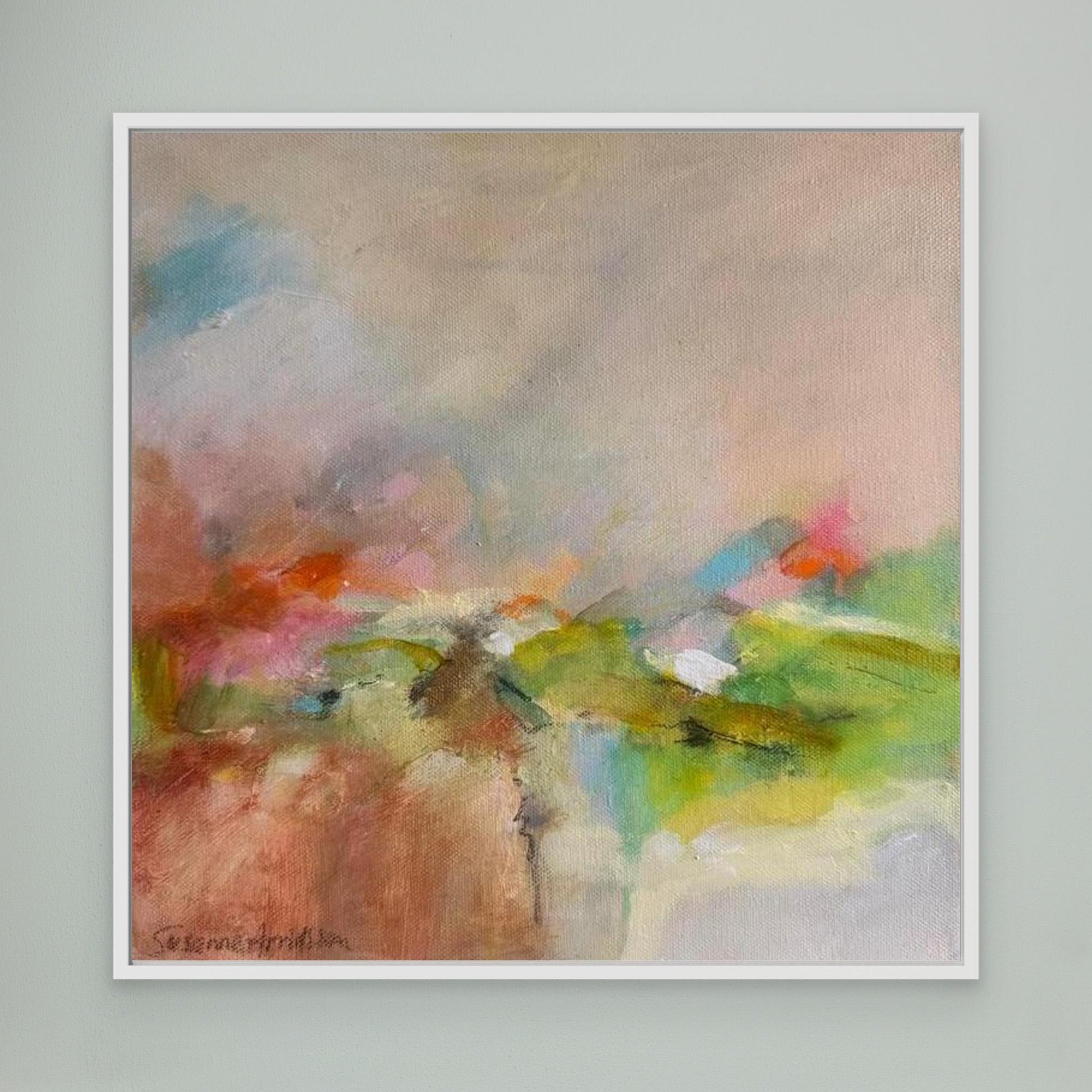 Bortom kullarna - Konsttryck på canvas 