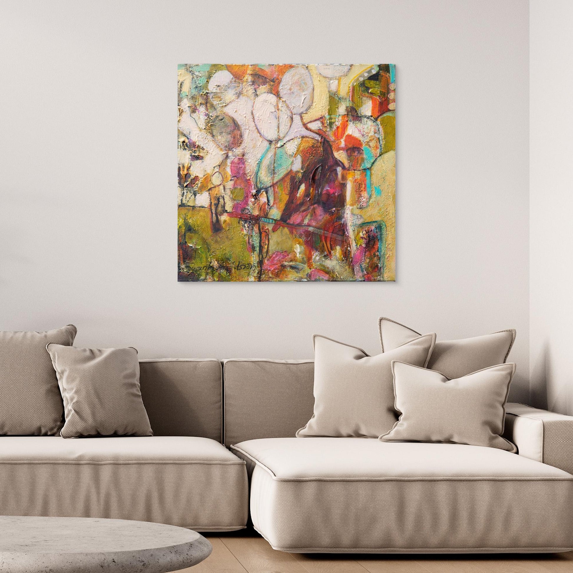 Färgrymd – Tryck på canvas 