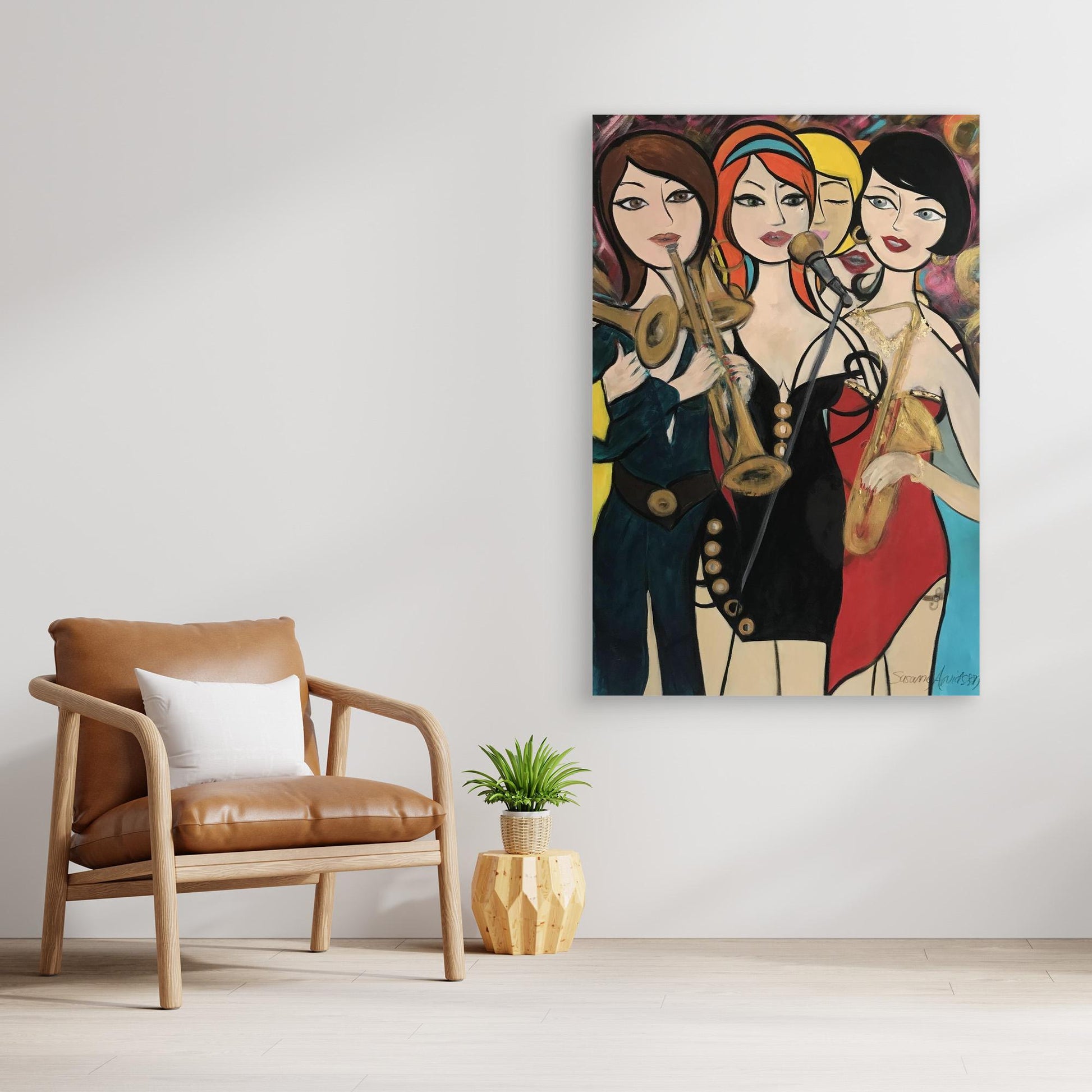 Köpa tavla – Tryck på Canvas Jazzkatterna