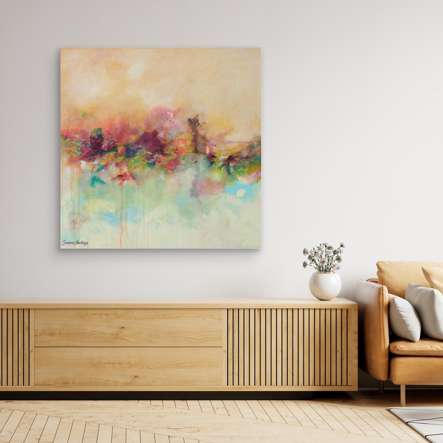 Konsttryck på canvas- Violinisten