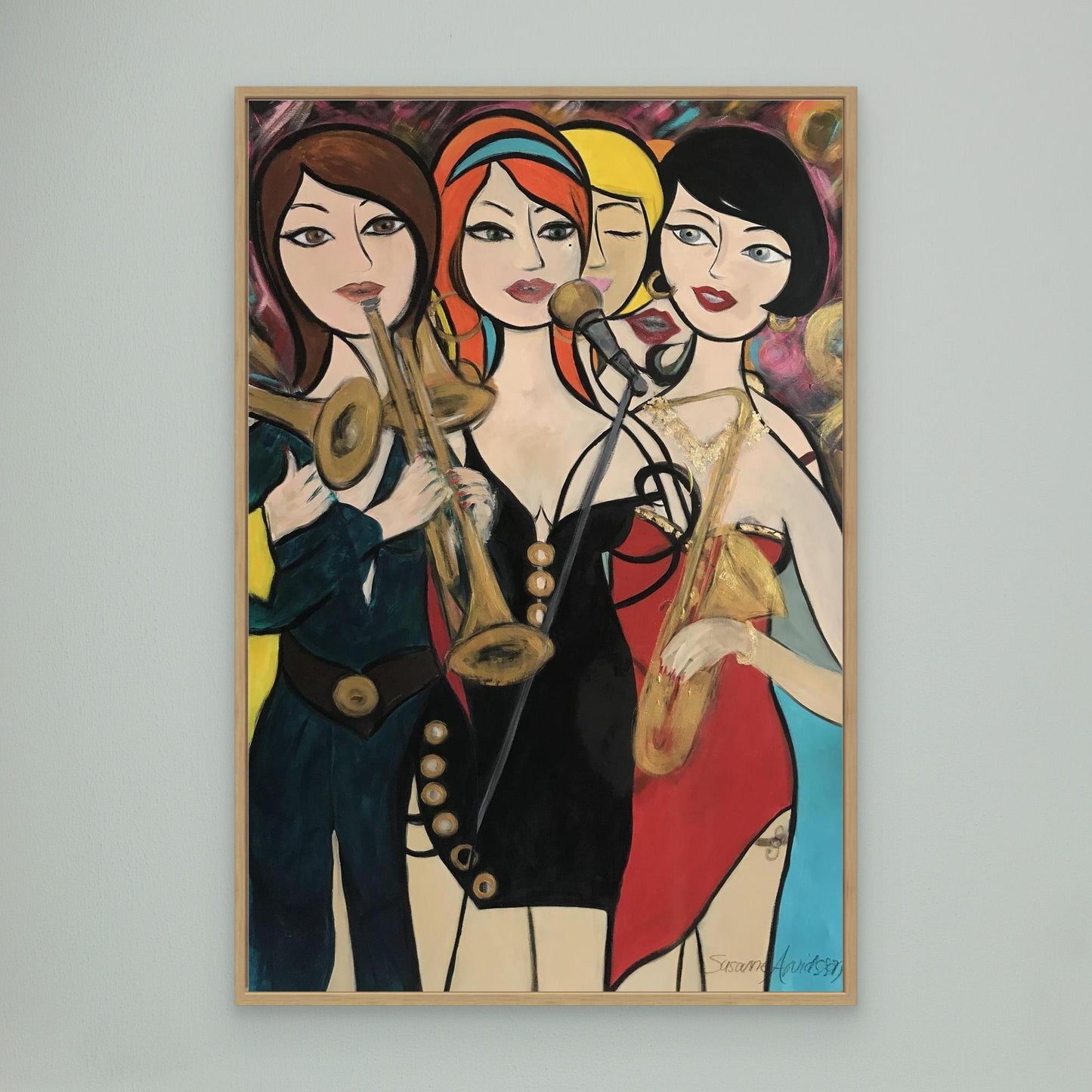 Köpa tavla – Tryck på Canvas Jazzkatterna