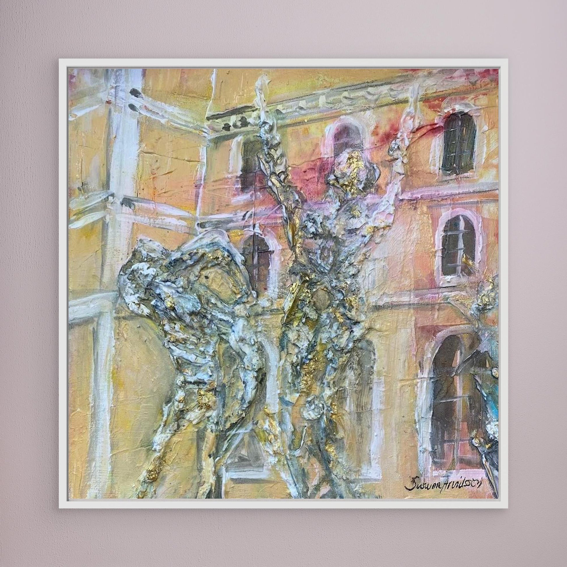 tryck på Canvasduk - Vem tror på sagor här?