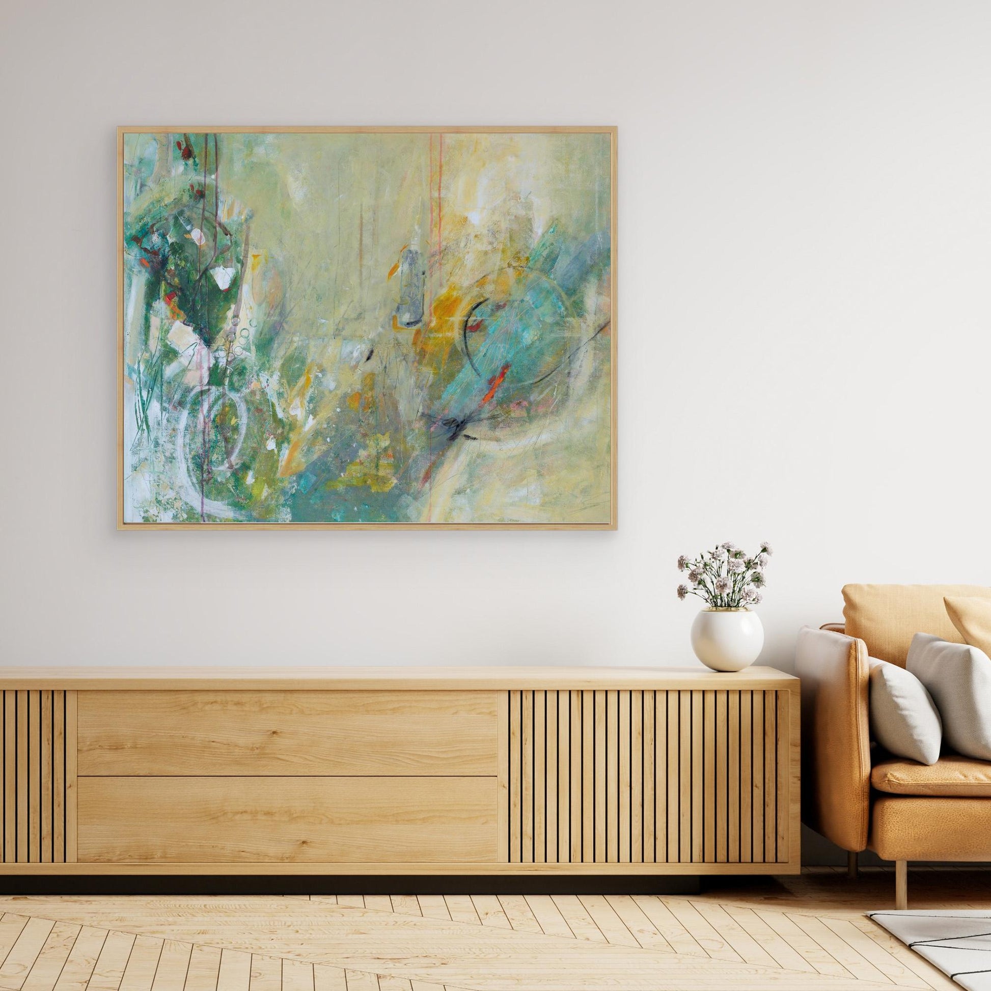 Lonely in a big world - Tryck på Canvas