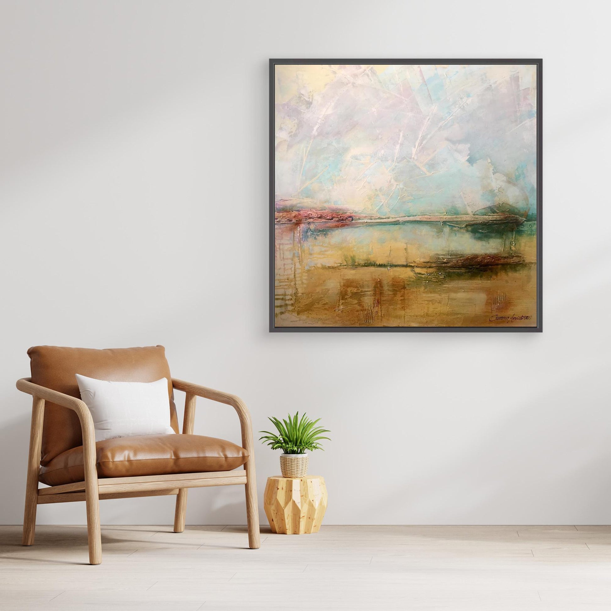 Köpa tavla – Tryck på Canvas Soft Horizon