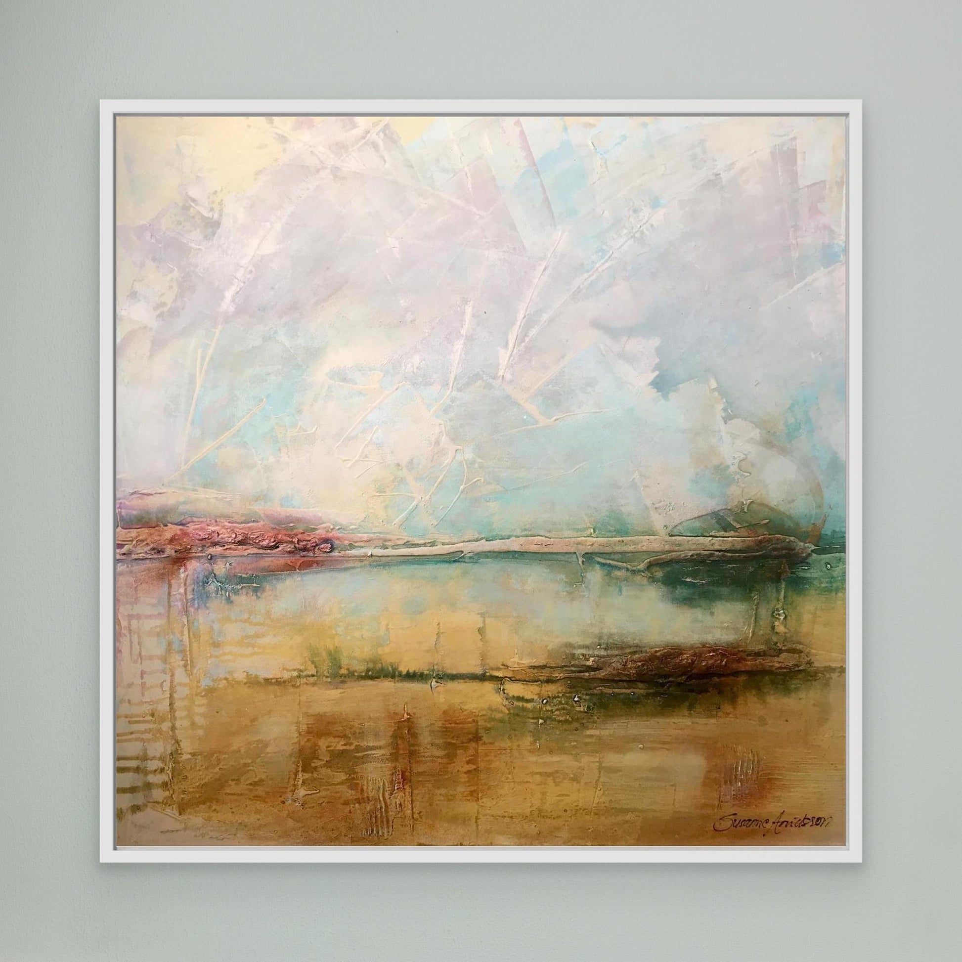 Köpa tavla – Tryck på Canvas Soft Horizon