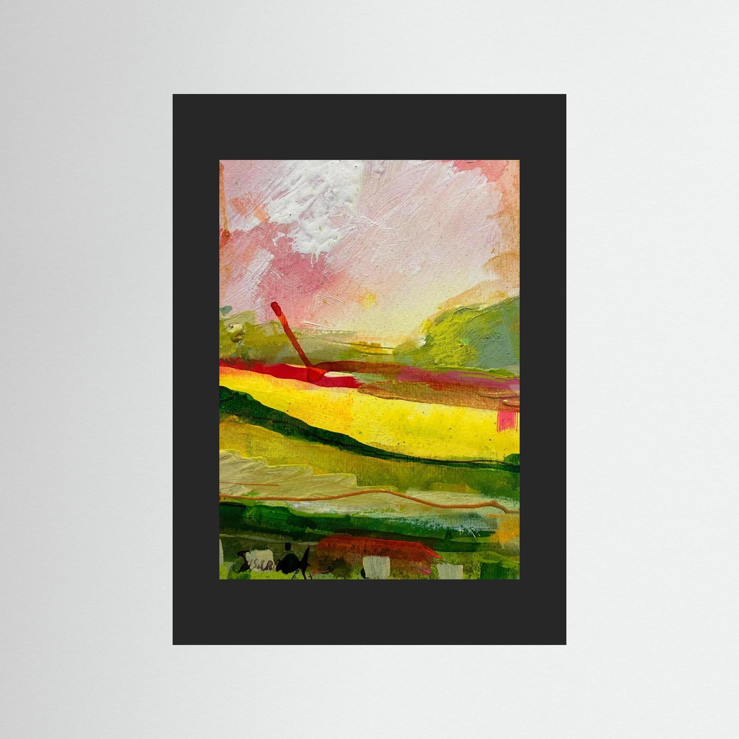 Fine Art Print - Abstrakt landskap - Morgonens första ljus