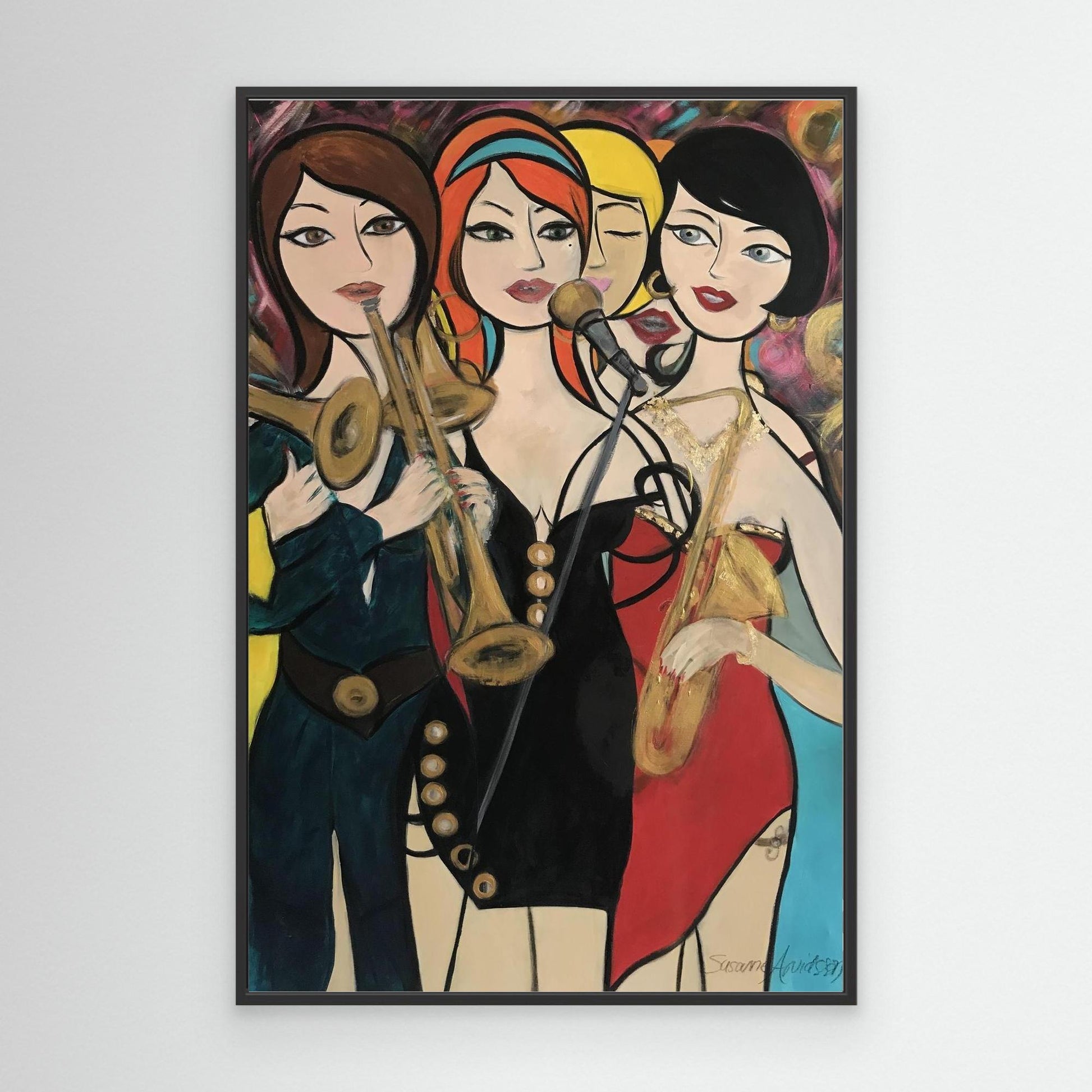 Köpa tavla – Tryck på Canvas Jazzkatterna