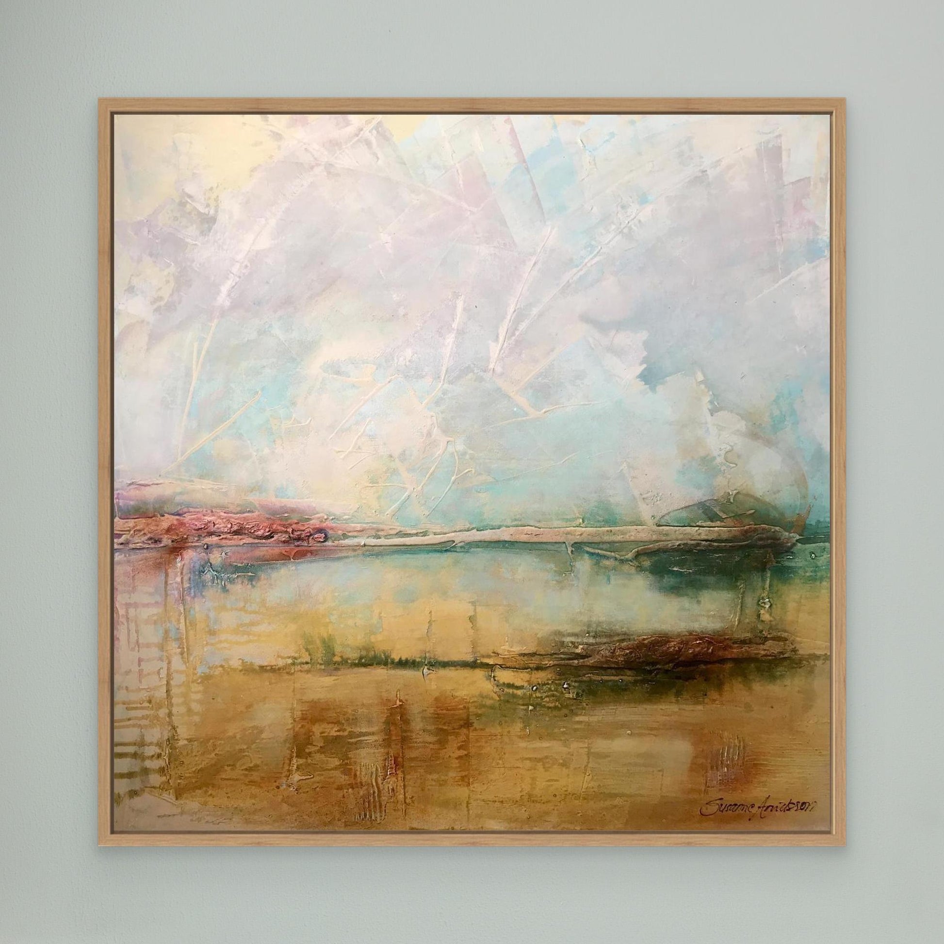 Köpa tavla – Tryck på Canvas Soft Horizon