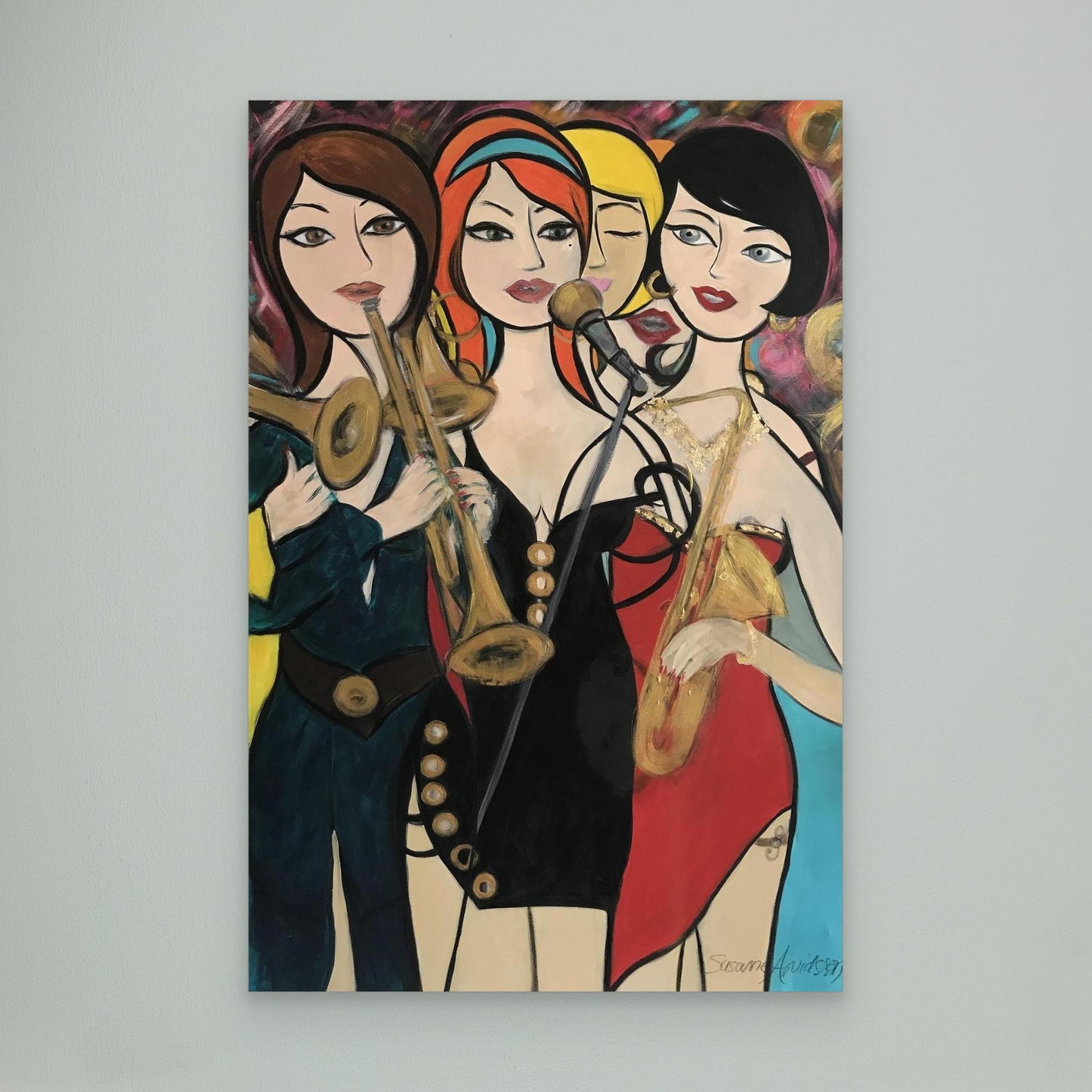 Köpa tavla – Tryck på Canvas Jazzkatterna