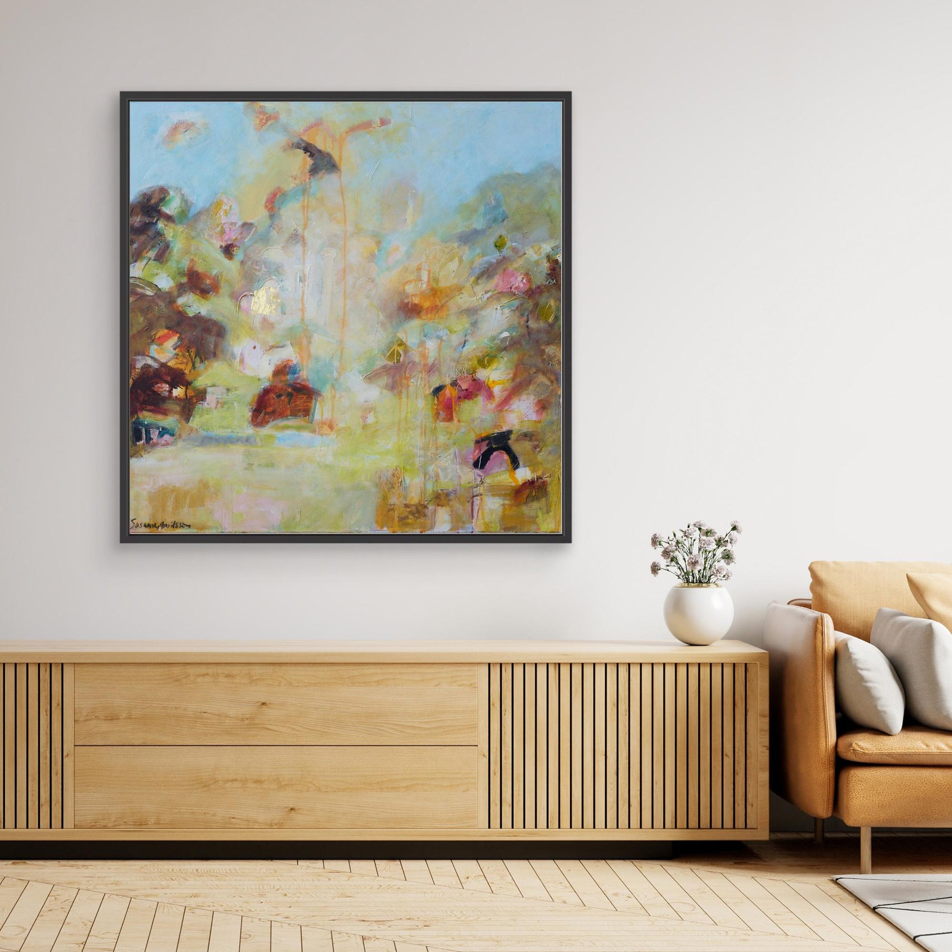 Abstrakt Landskap - Böljande Vyer - Tryck på Canvas