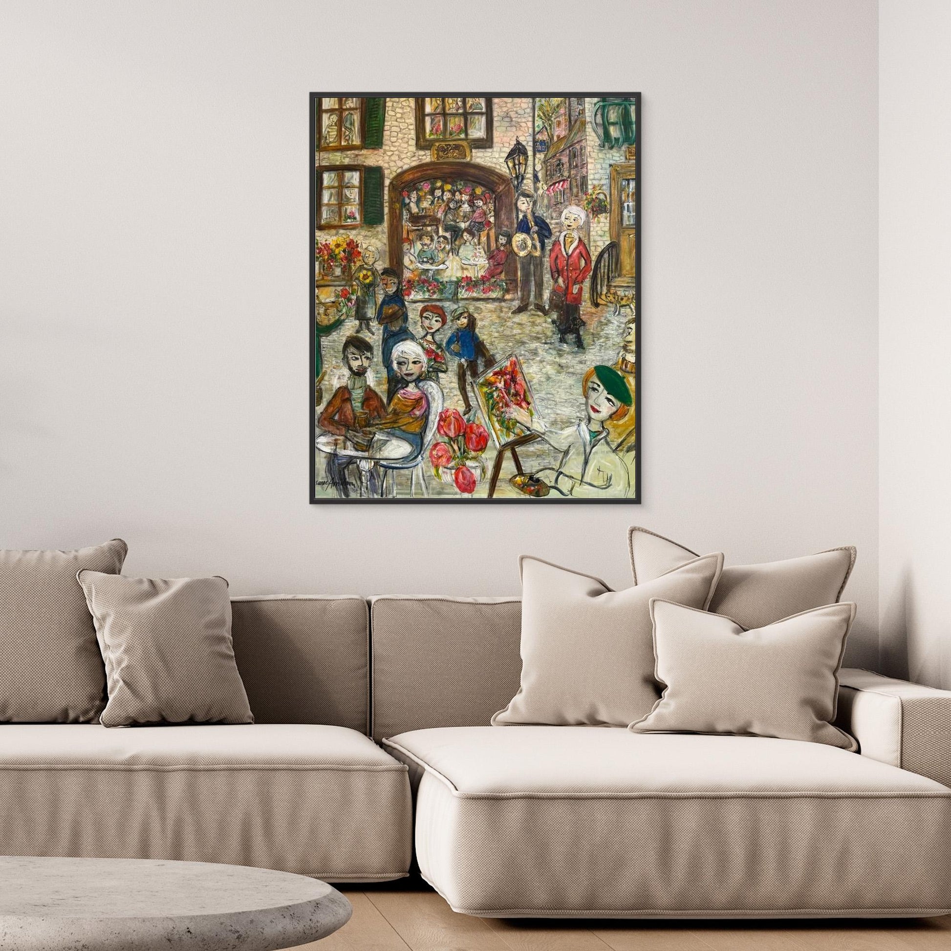 Country village - canvasprints