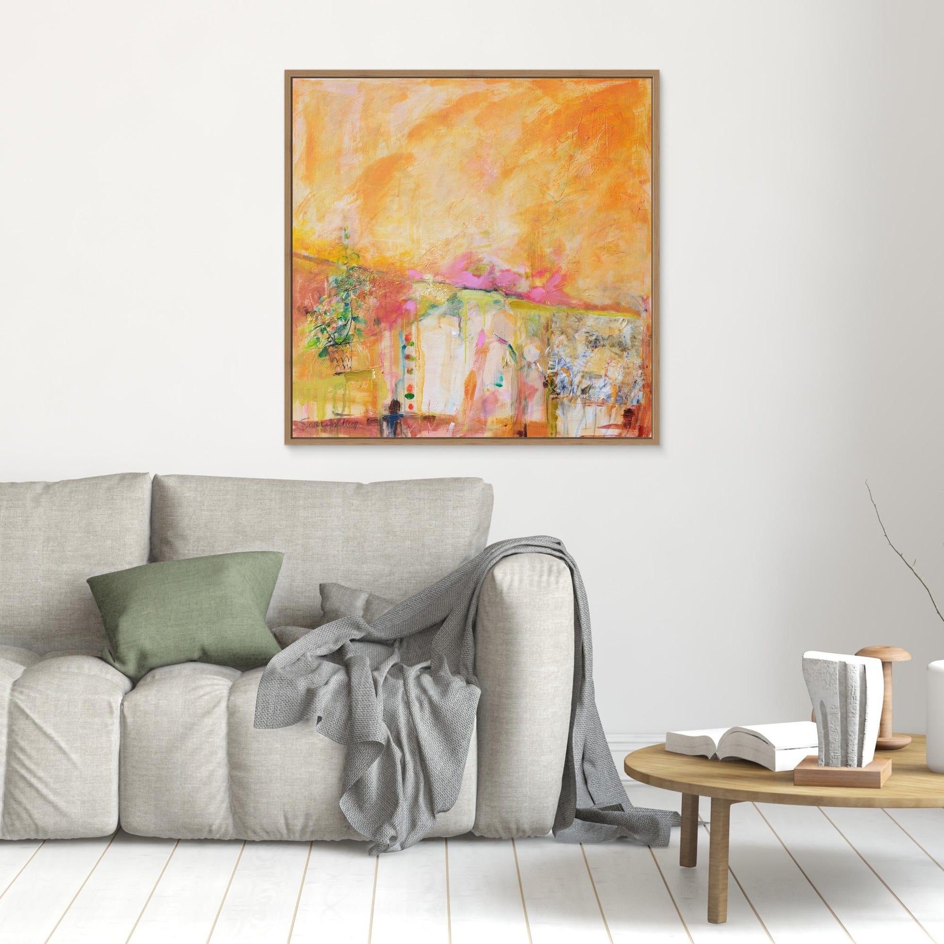 My Orange World - Tryck på Canvas