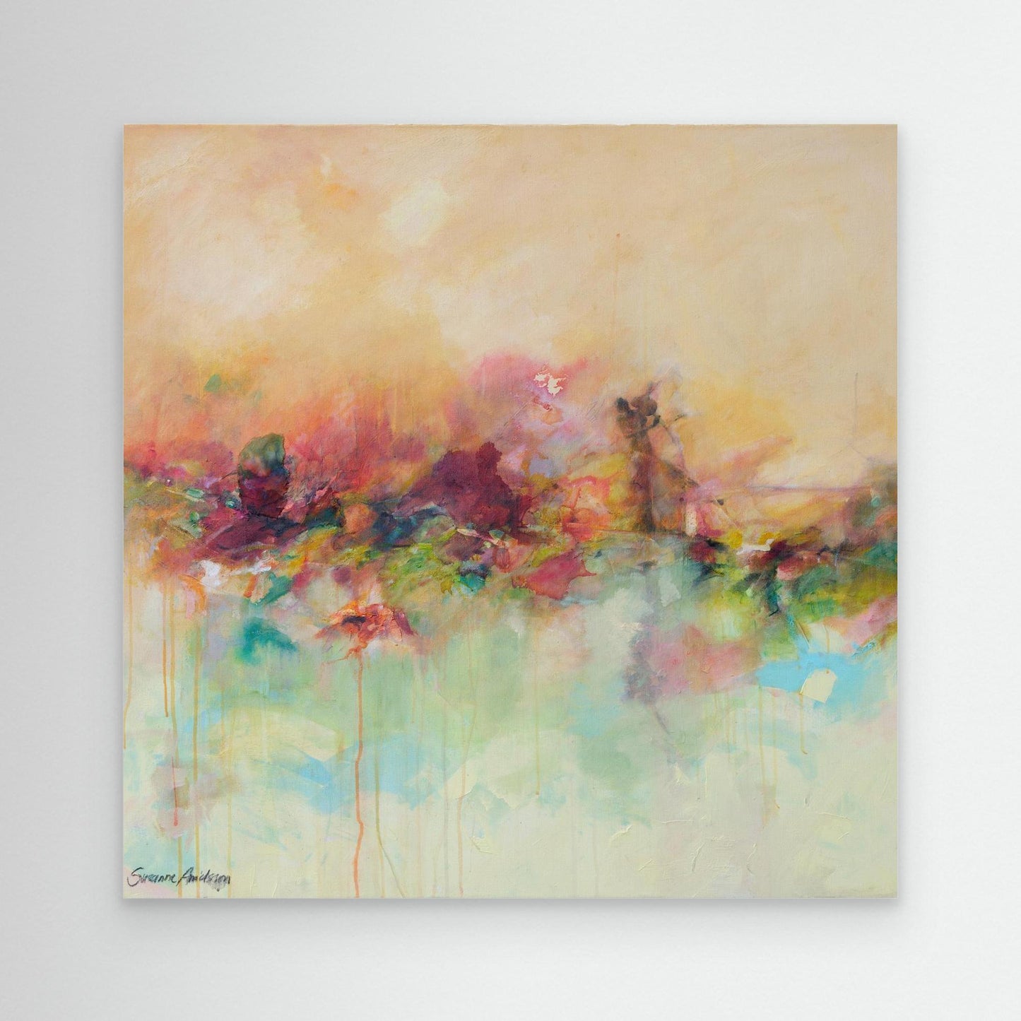 Konsttryck på canvas- Violinisten