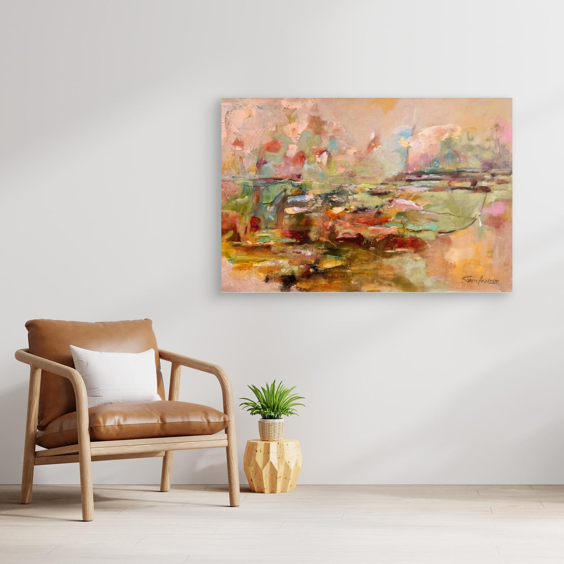 Timeless- En abstrakt målning - Konsttryck 