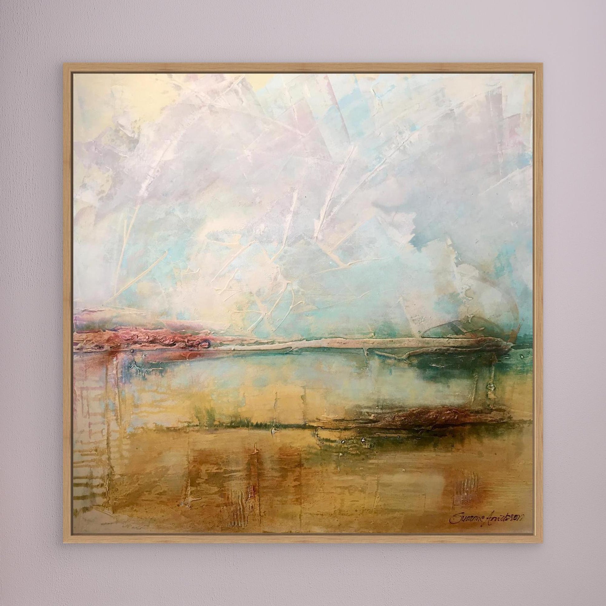 Köpa tavla – Tryck på Canvas Soft Horizon