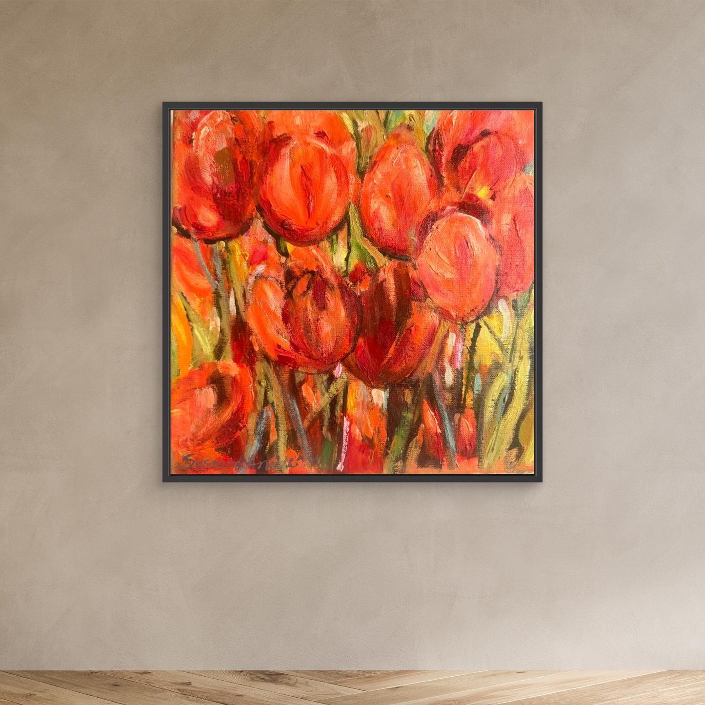 Red Tulips - Konsttryck och Posters 