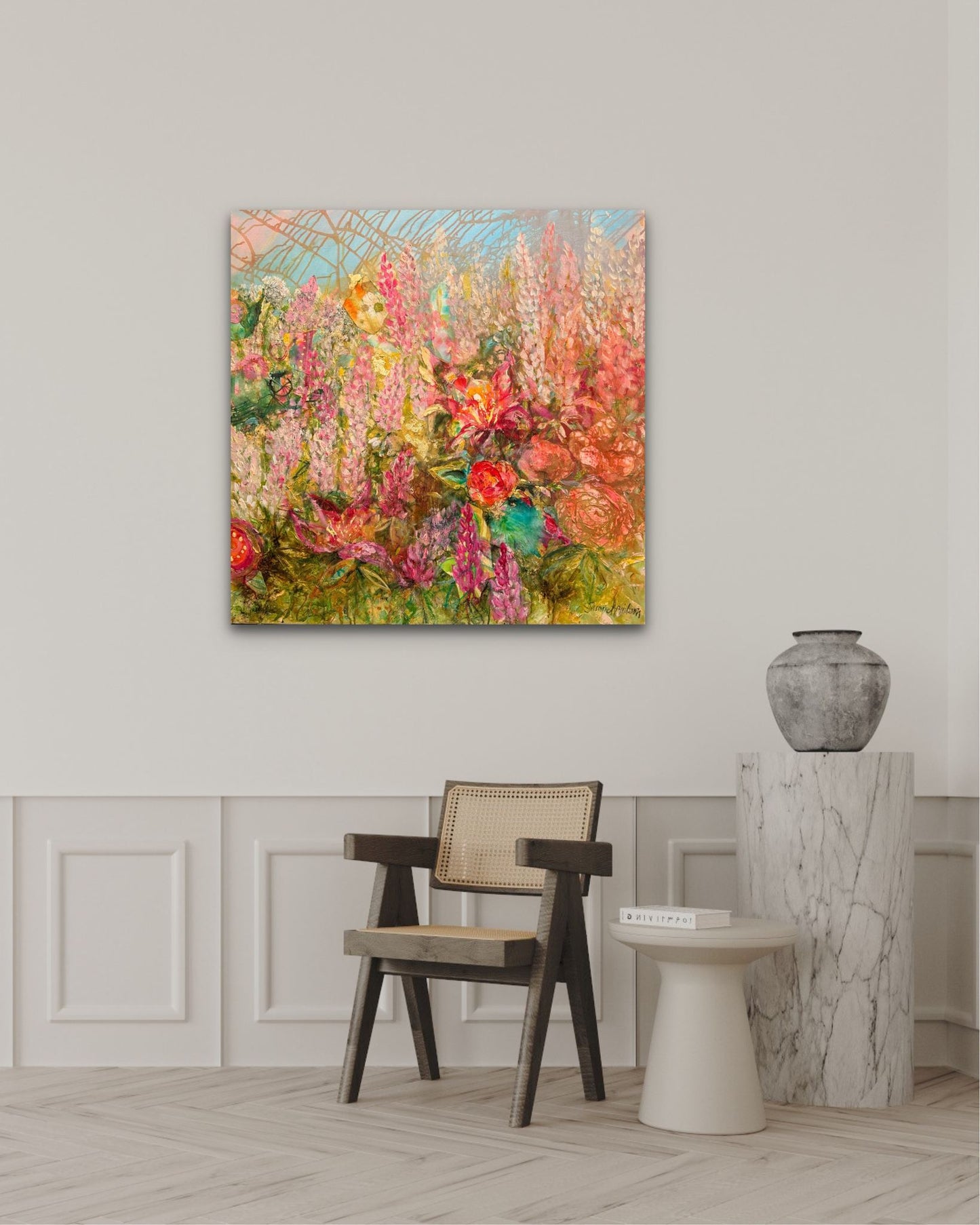 Happiness – konsttryck på canvas