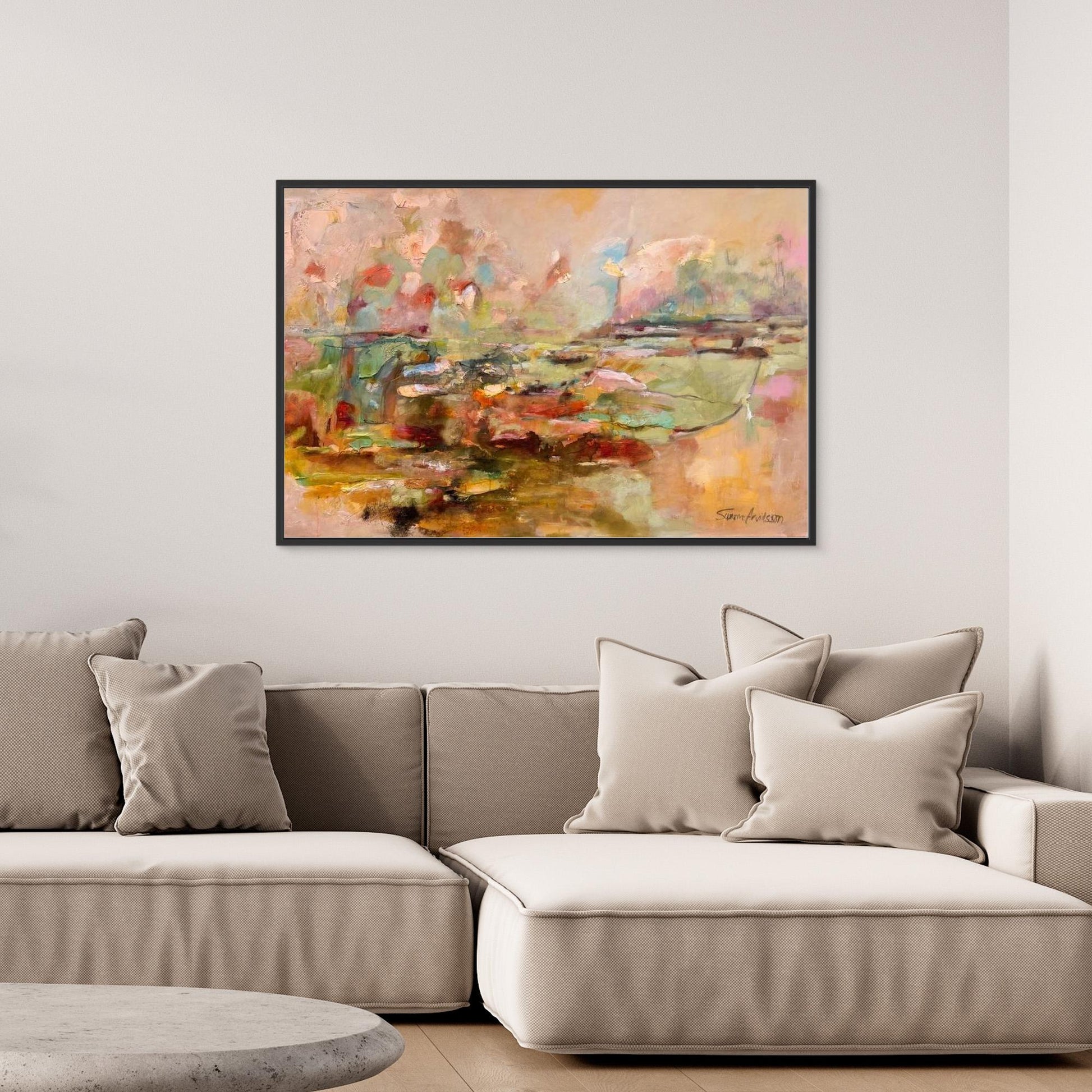 Timeless- En abstrakt målning - Konsttryck 