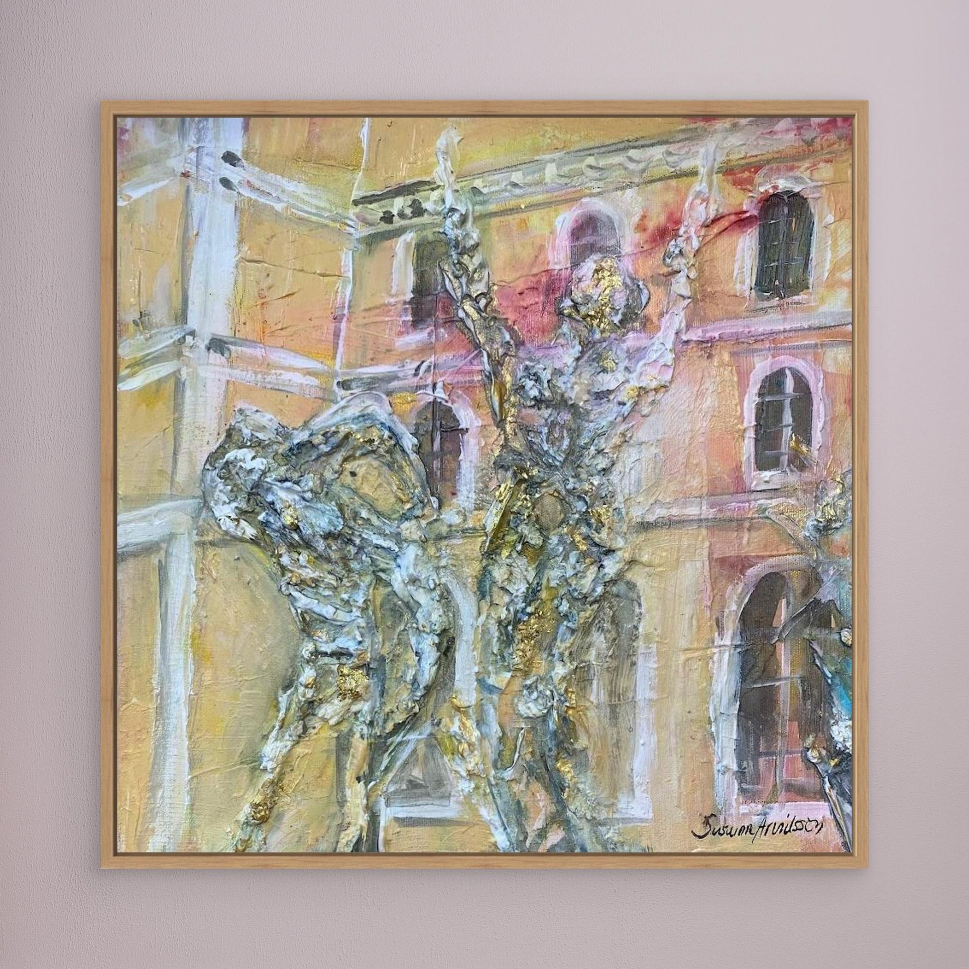 tryck på Canvasduk - Vem tror på sagor här?