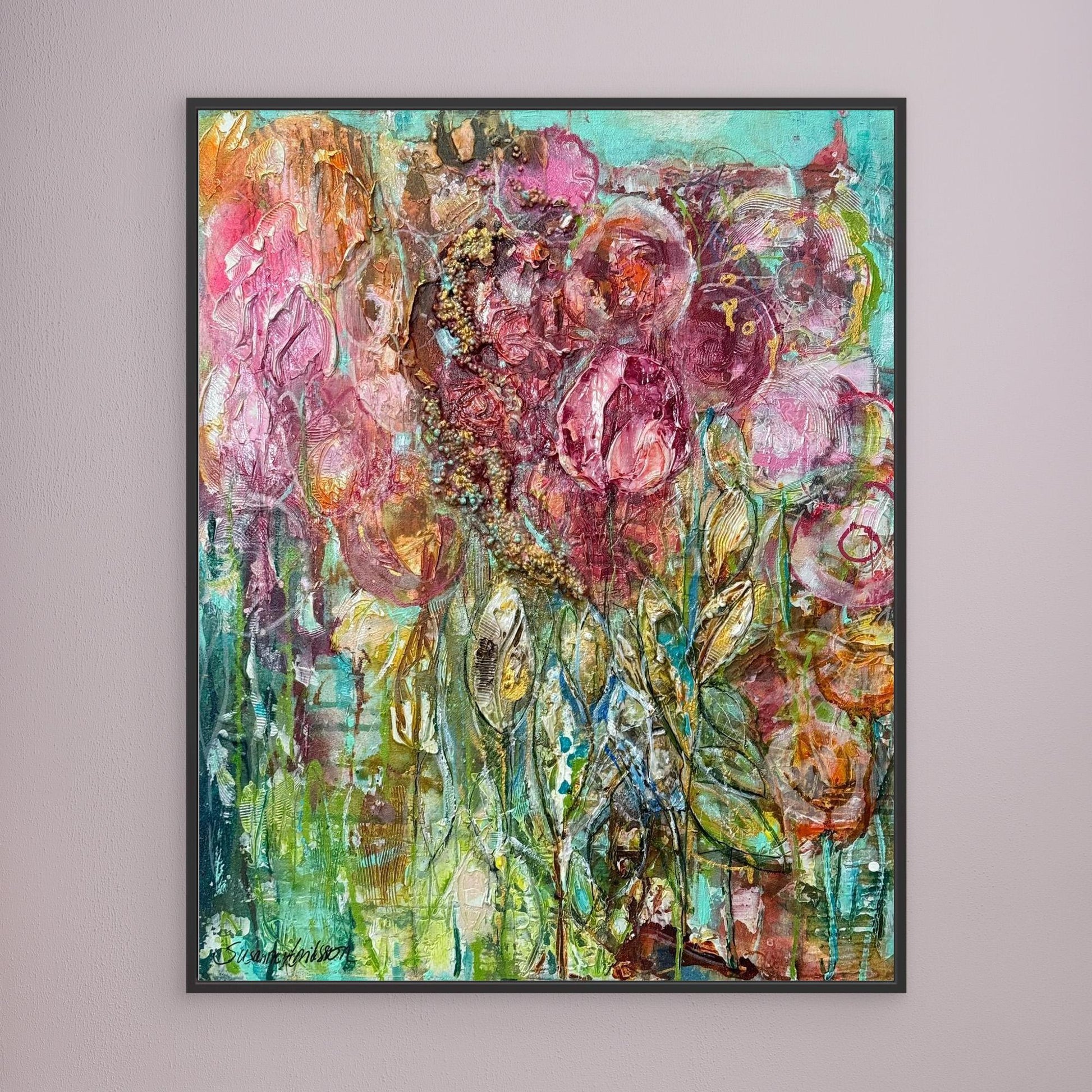 Dream garden - konsttryck på canvas 