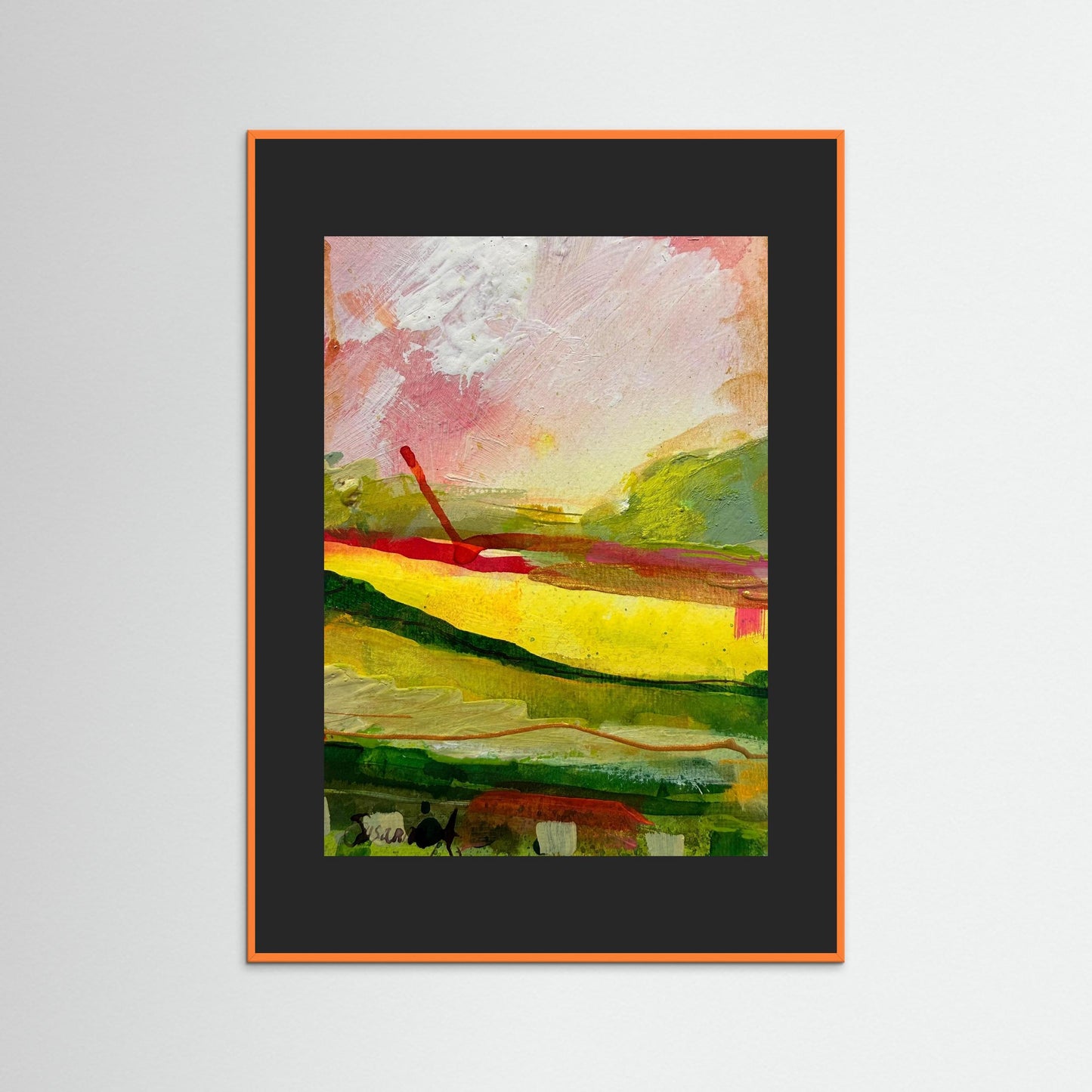 Fine Art Print - Abstrakt landskap - Morgonens första ljus