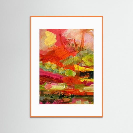 Fine Art Print - Abstrakt landskap - Efter solregnet