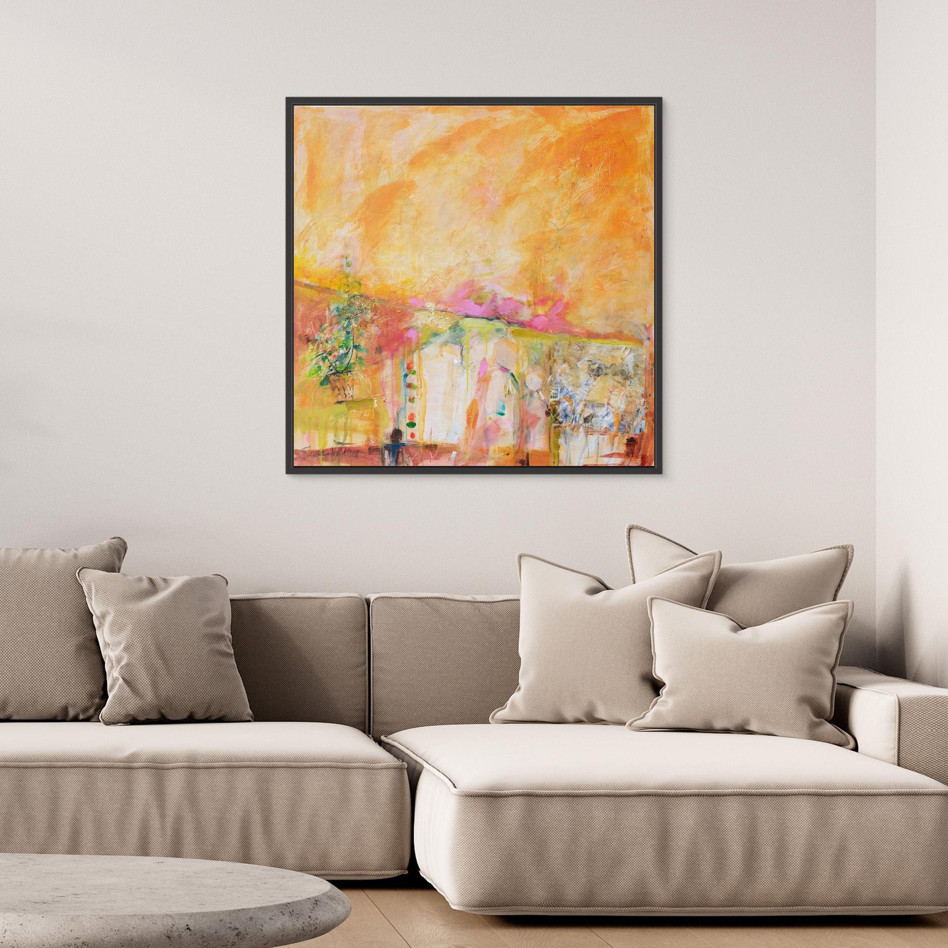 My Orange World - Tryck på Canvas