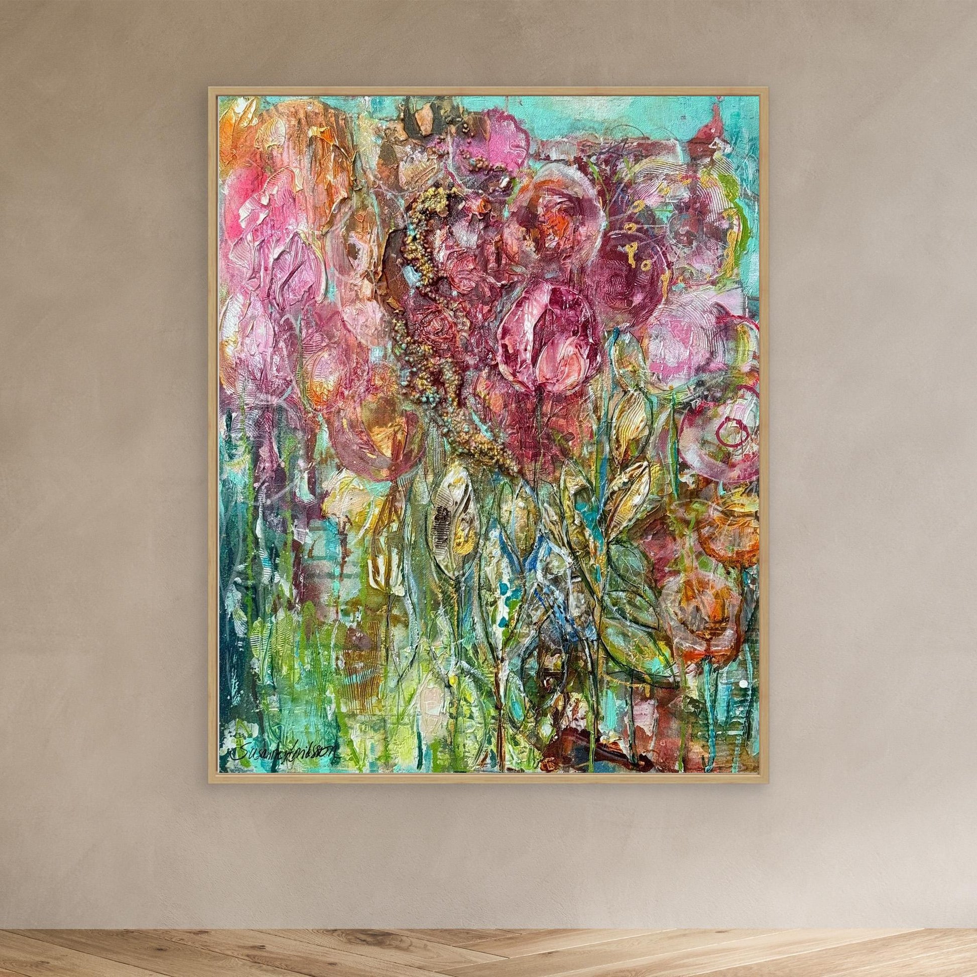 Dream garden - konsttryck på canvas 