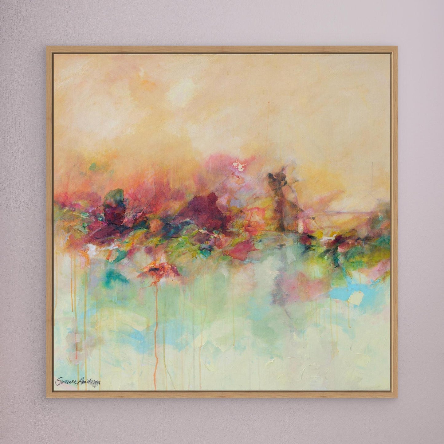 Konsttryck på canvas- Violinisten