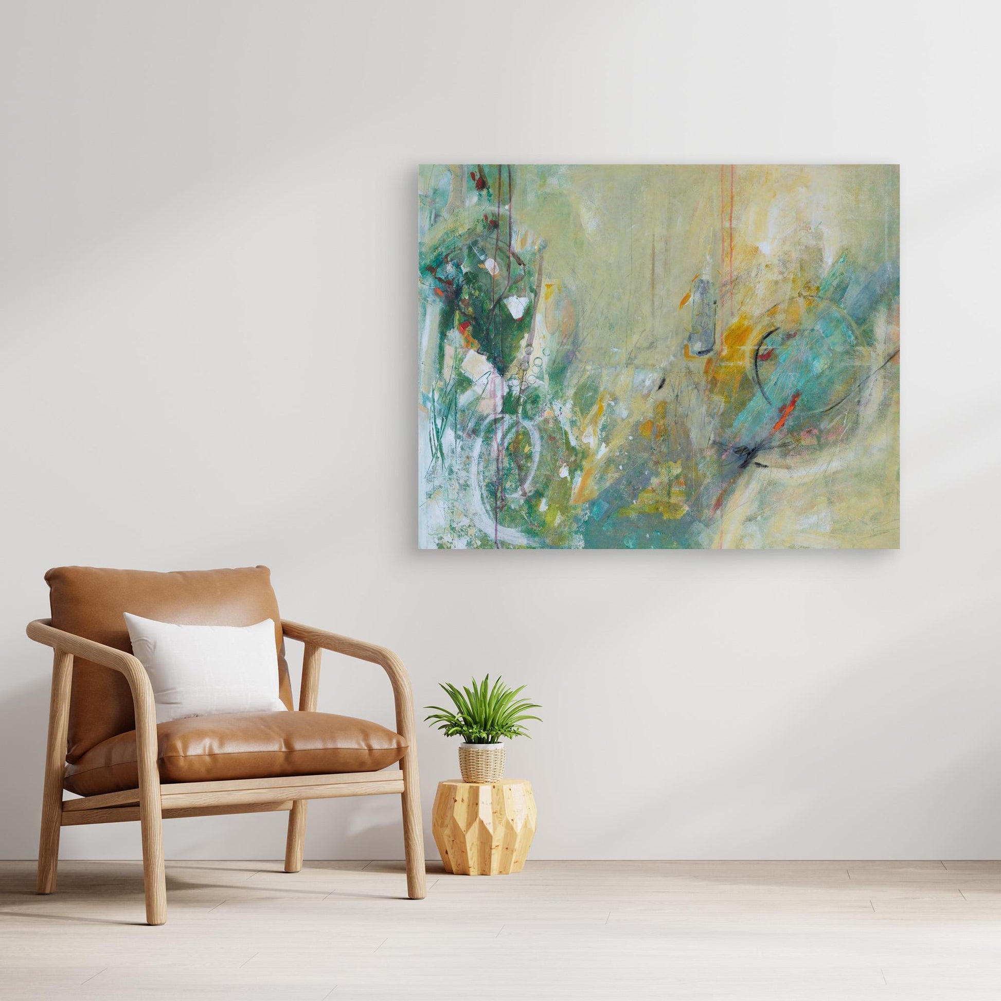 Lonely in a big world - Tryck på Canvas