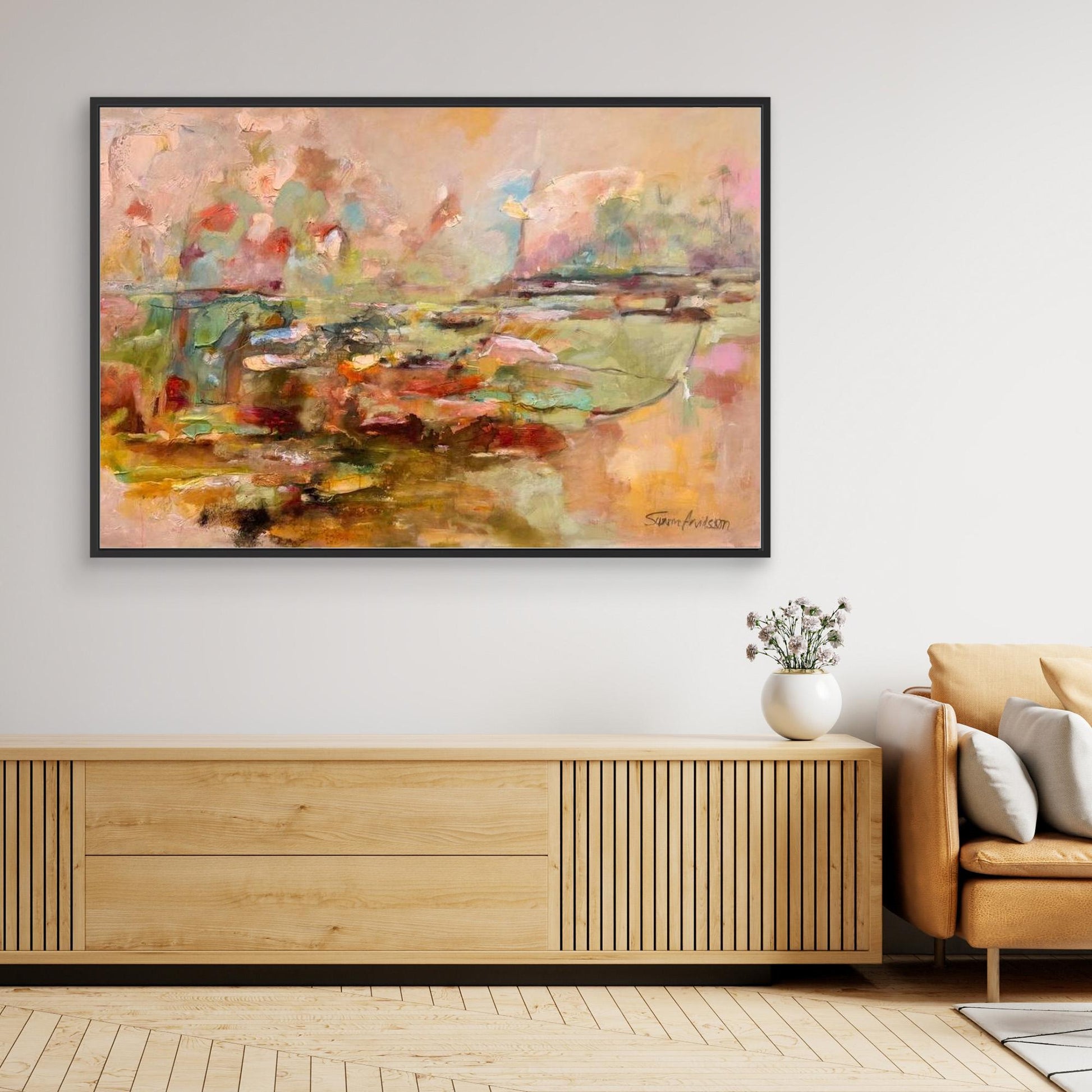 Timeless- En abstrakt målning - Konsttryck 