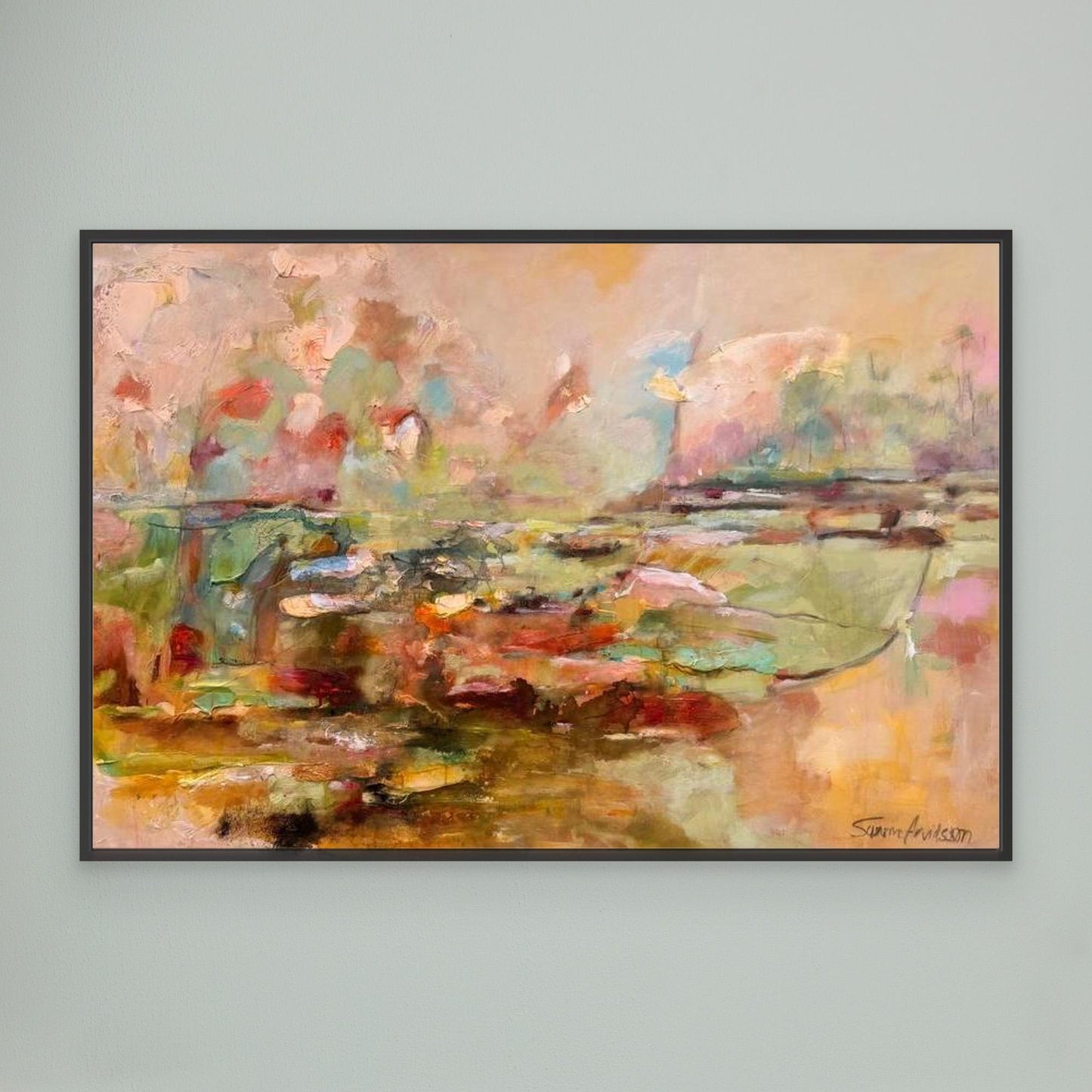 Timeless- En abstrakt målning - Konsttryck 