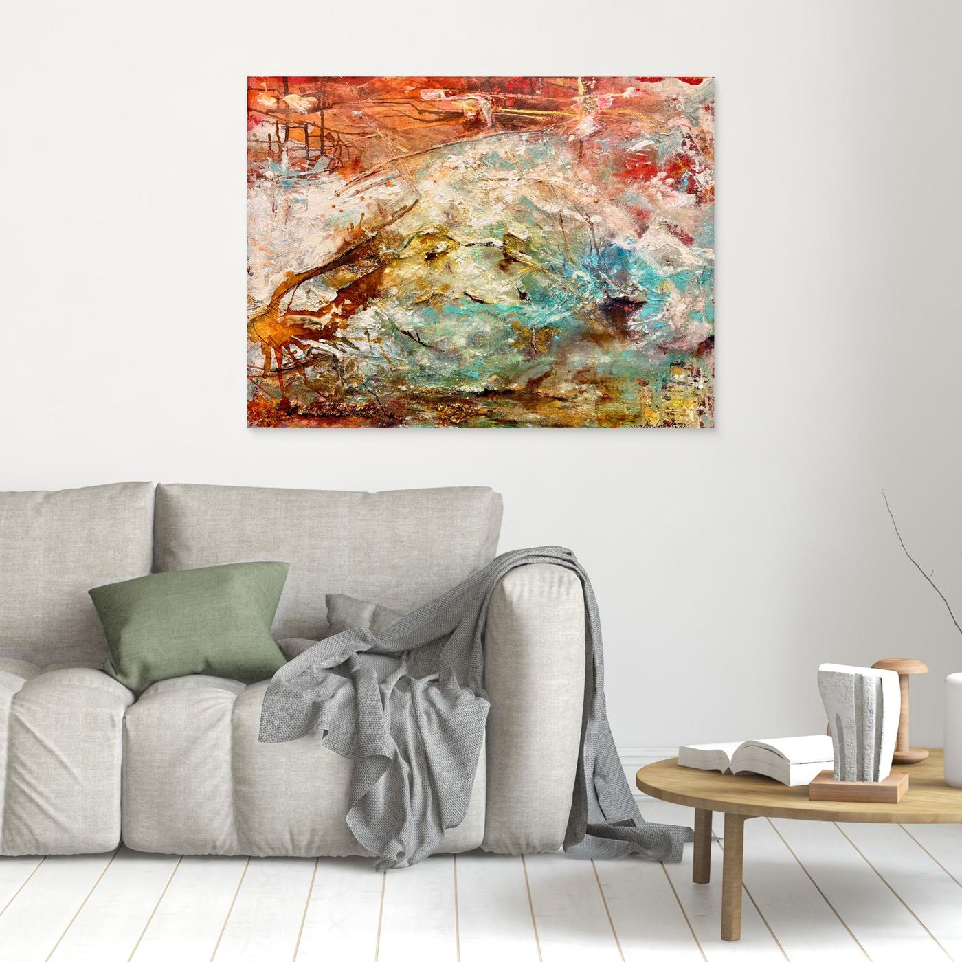 Butterfly- Konsttryck på canvas 