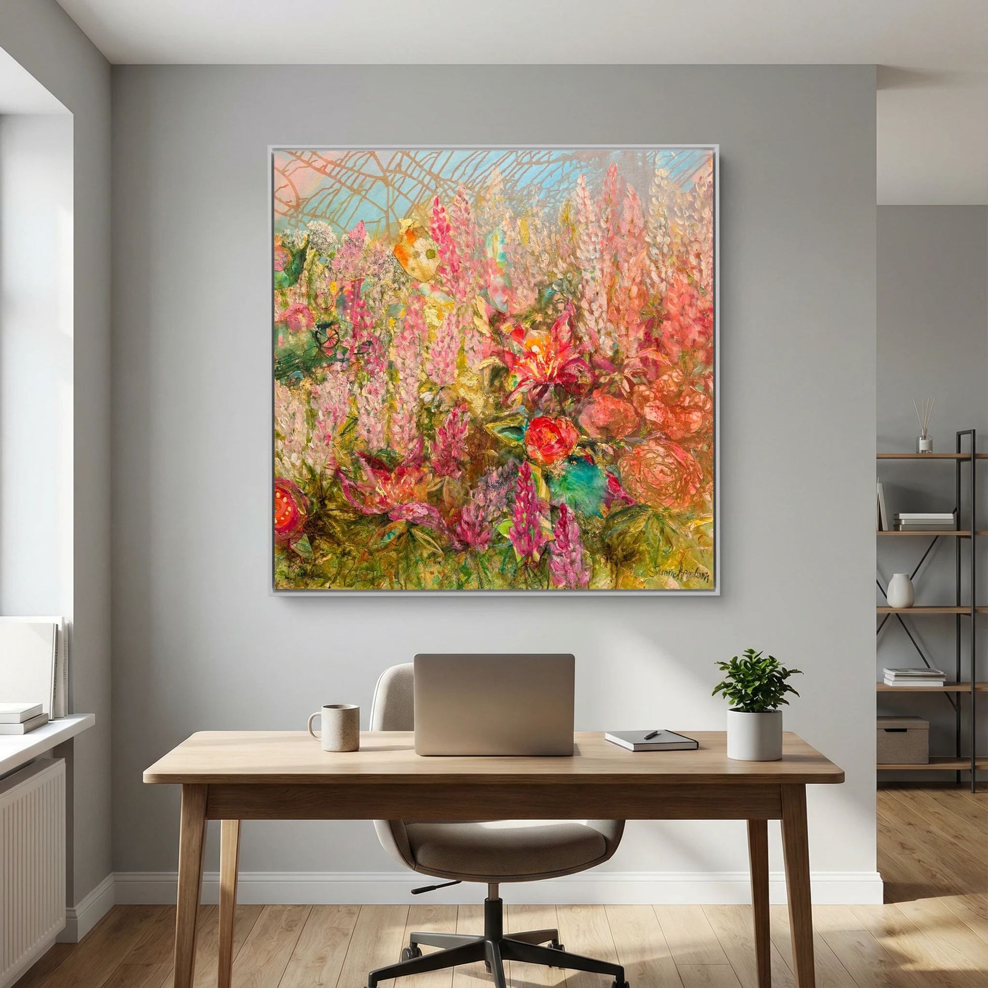 Happiness – konsttryck på canvas