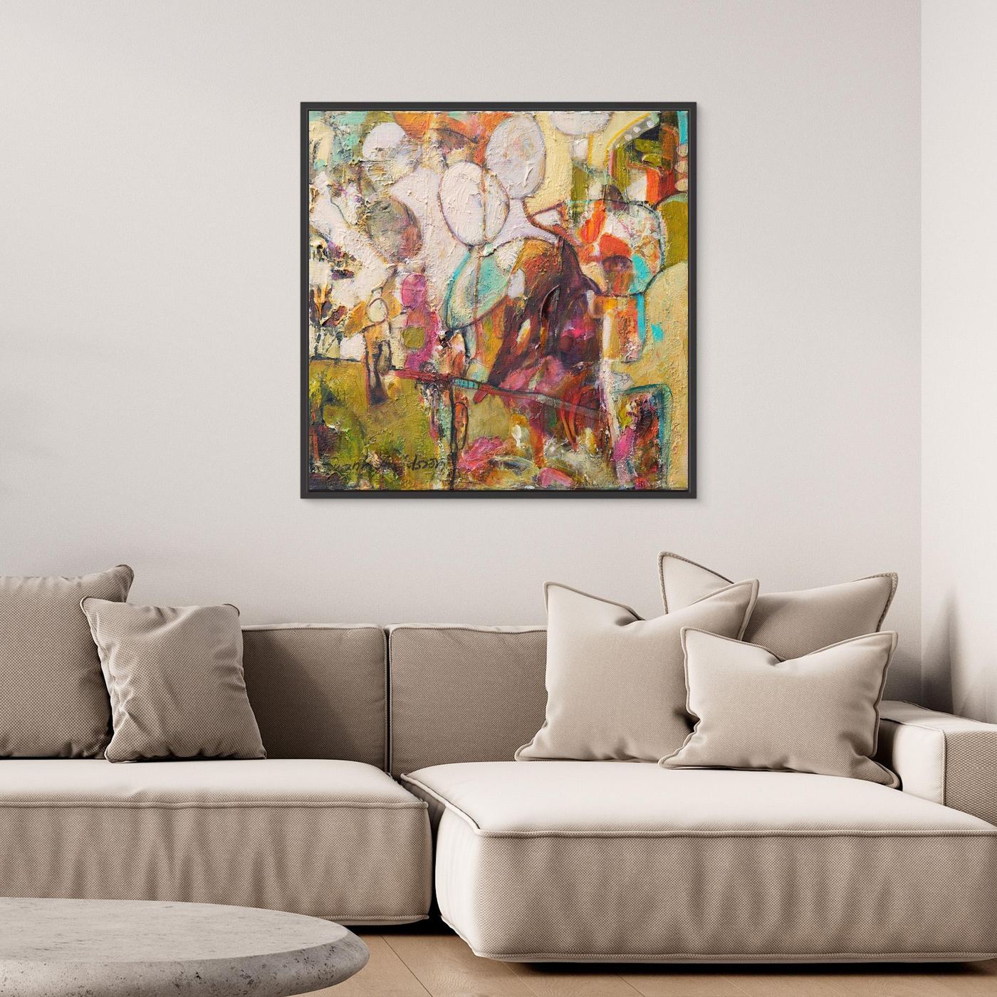 Färgrymd – Tryck på canvas 
