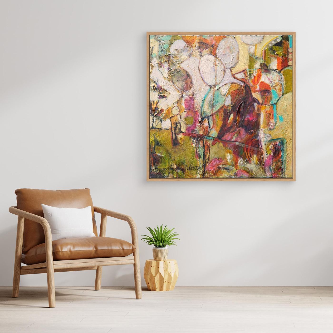 Färgrymd – Tryck på canvas 
