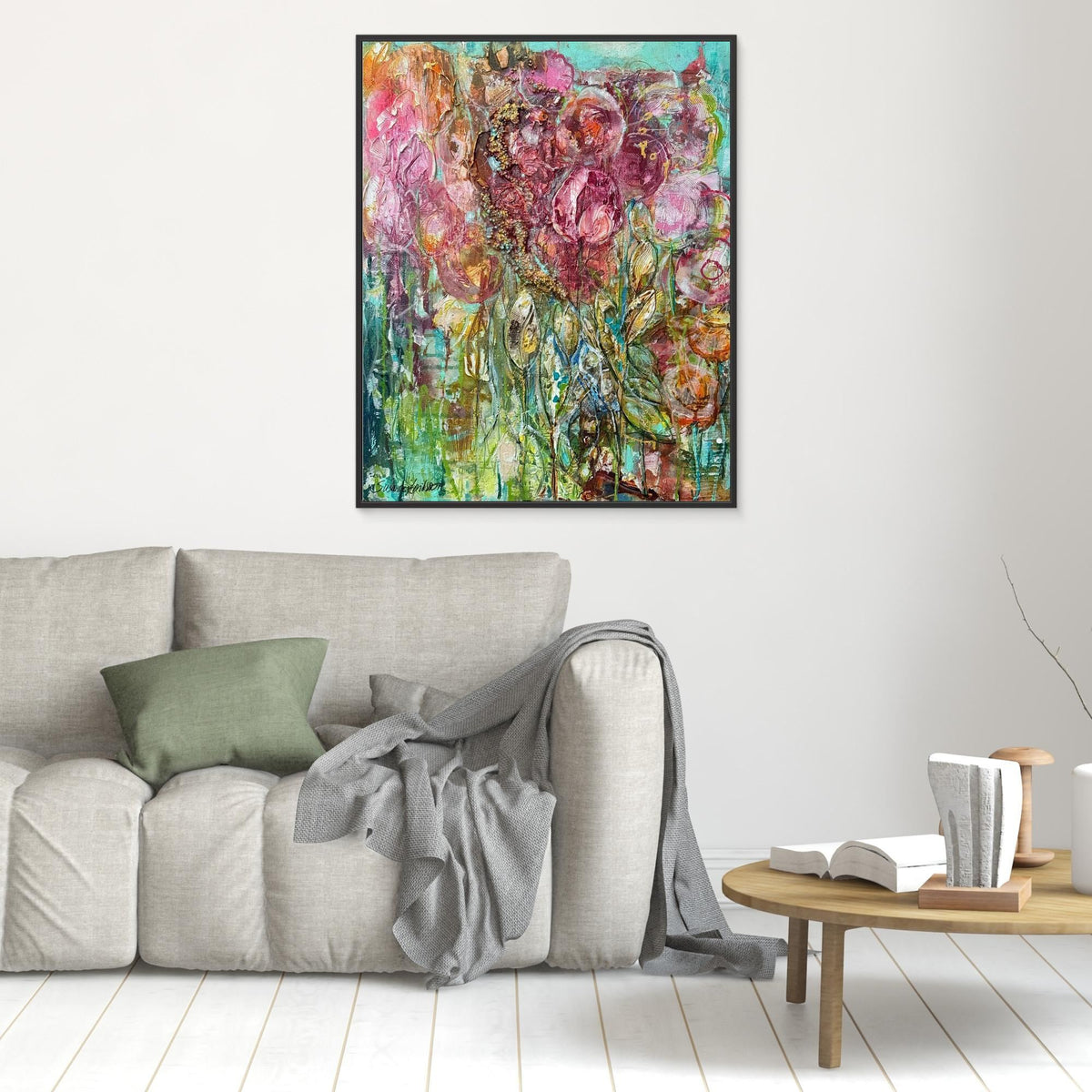 Dream garden - konsttryck på canvas 