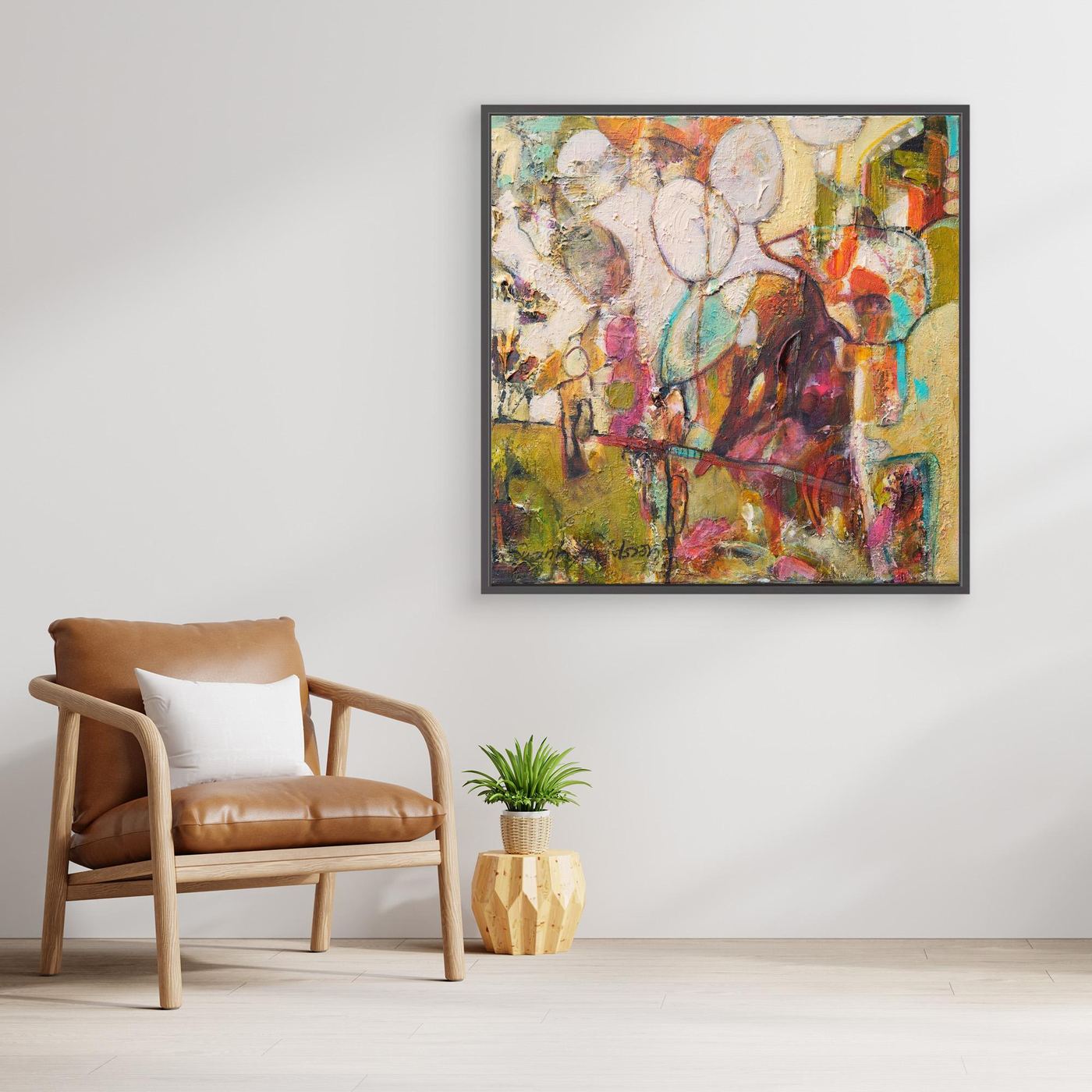 Färgrymd – Tryck på canvas 
