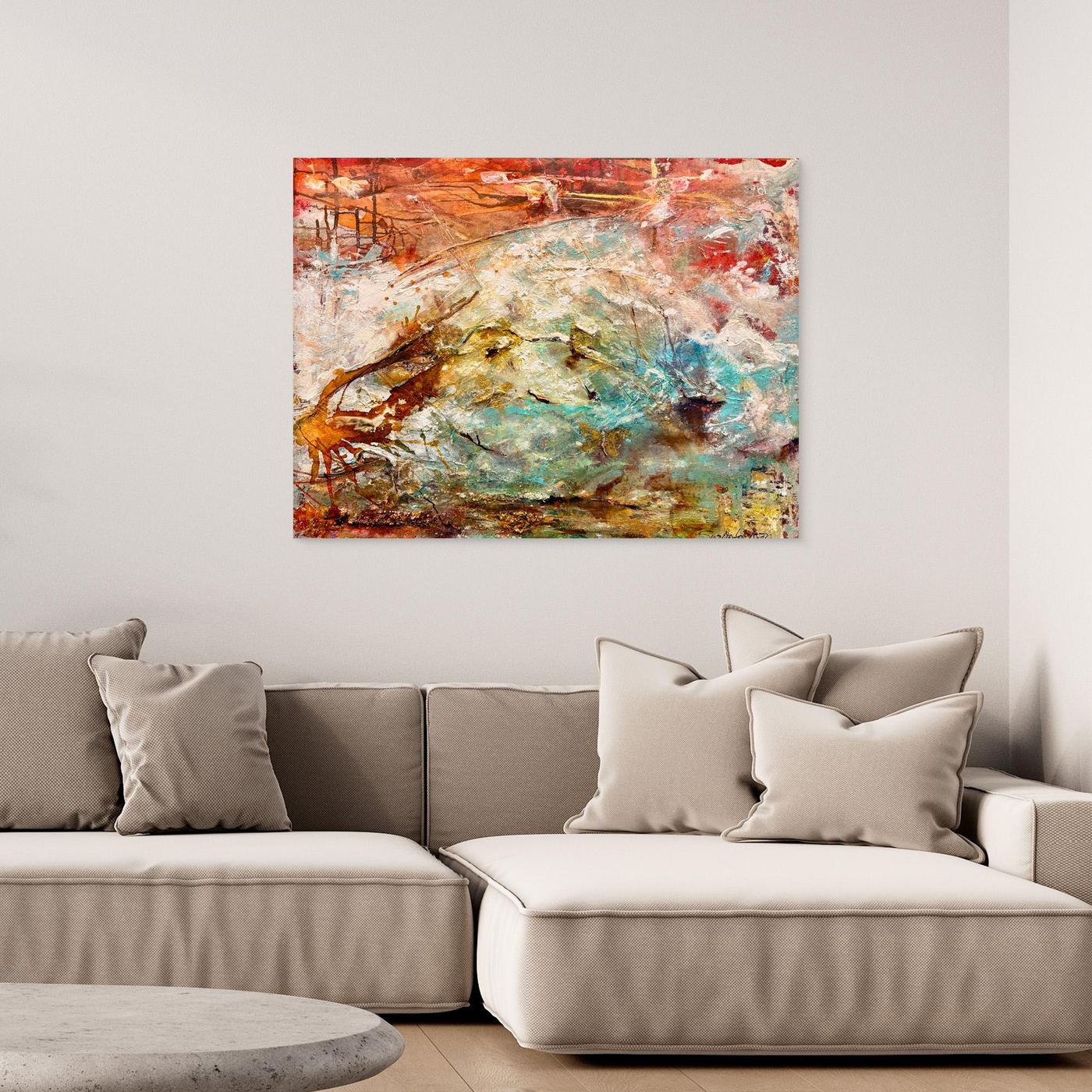 Butterfly- Konsttryck på canvas 