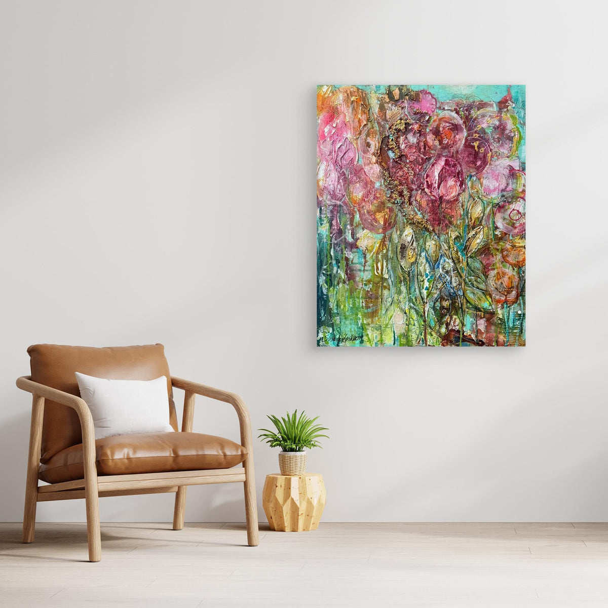 Dream garden - konsttryck på canvas 