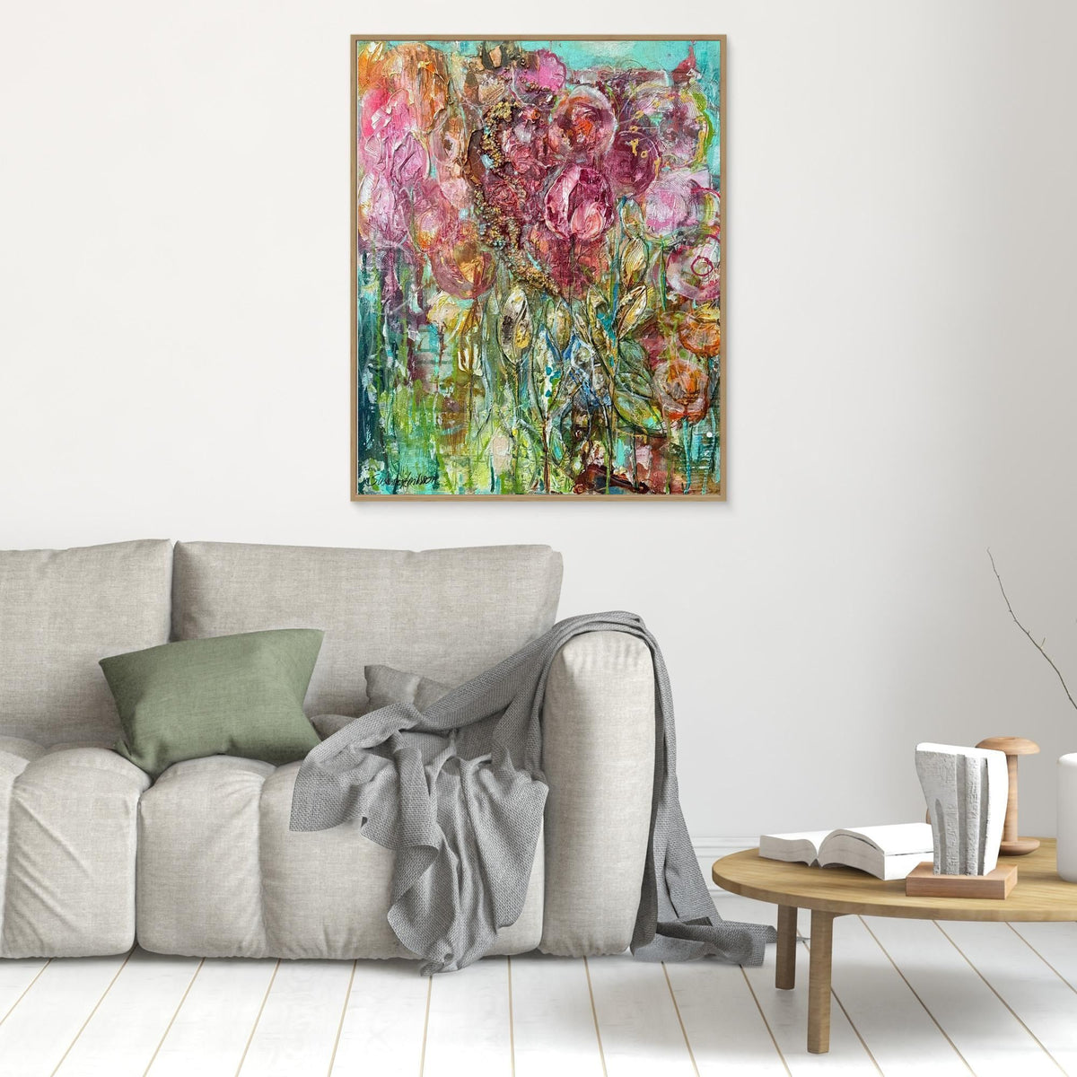 Dream garden - konsttryck på canvas 
