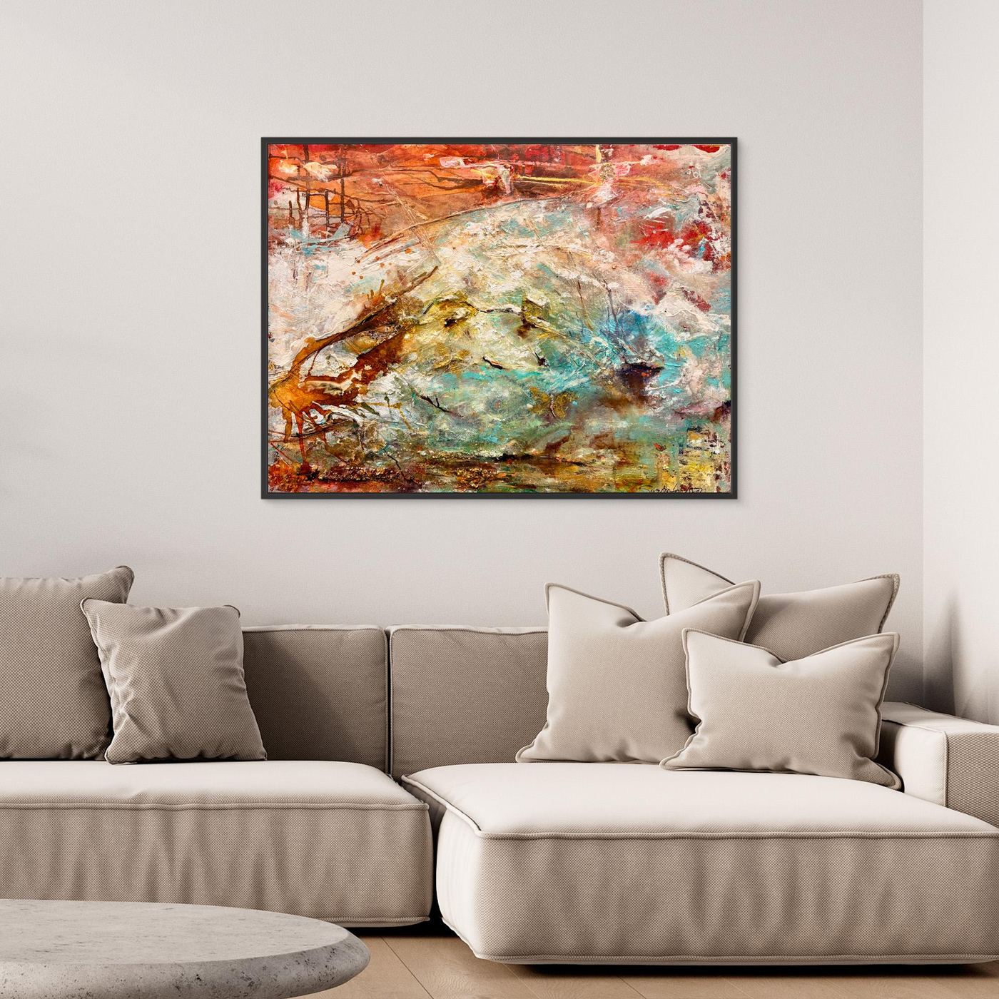 Butterfly- Konsttryck på canvas 