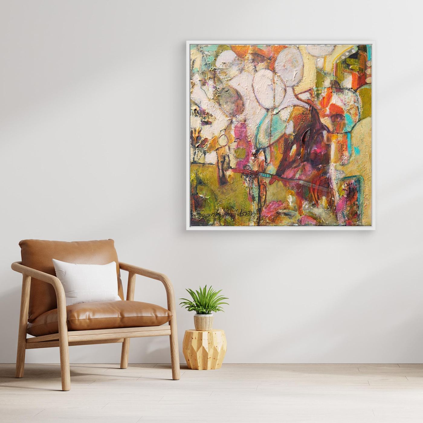 Färgrymd – Tryck på canvas 