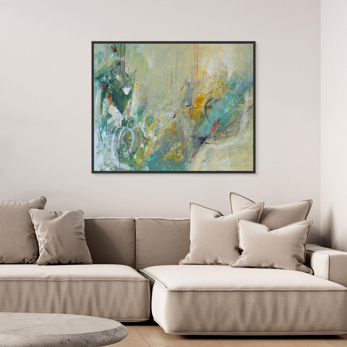 Lonely in a big world - Tryck på Canvas